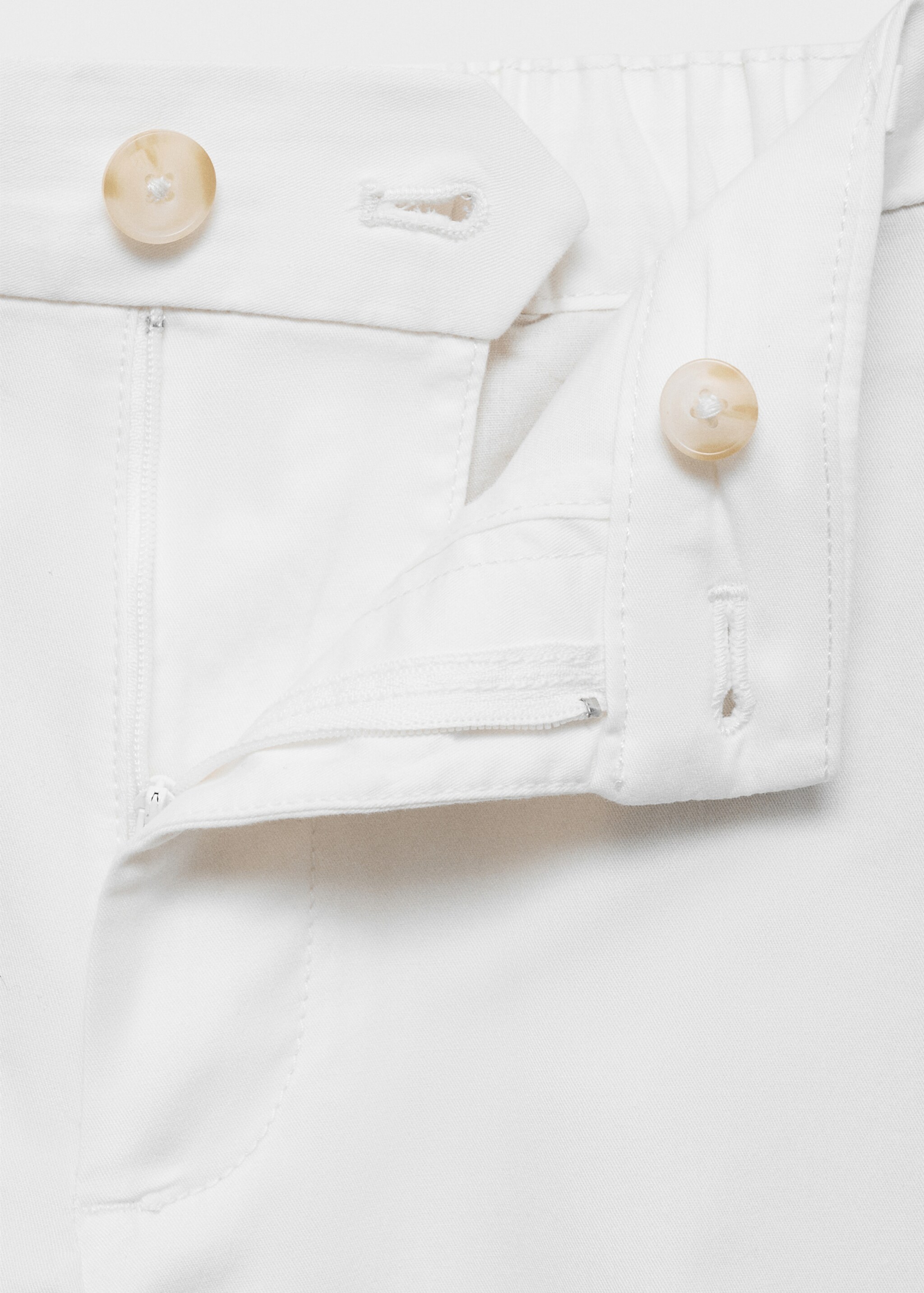 Straight cotton Bermuda shorts - Детальніше про товар 8