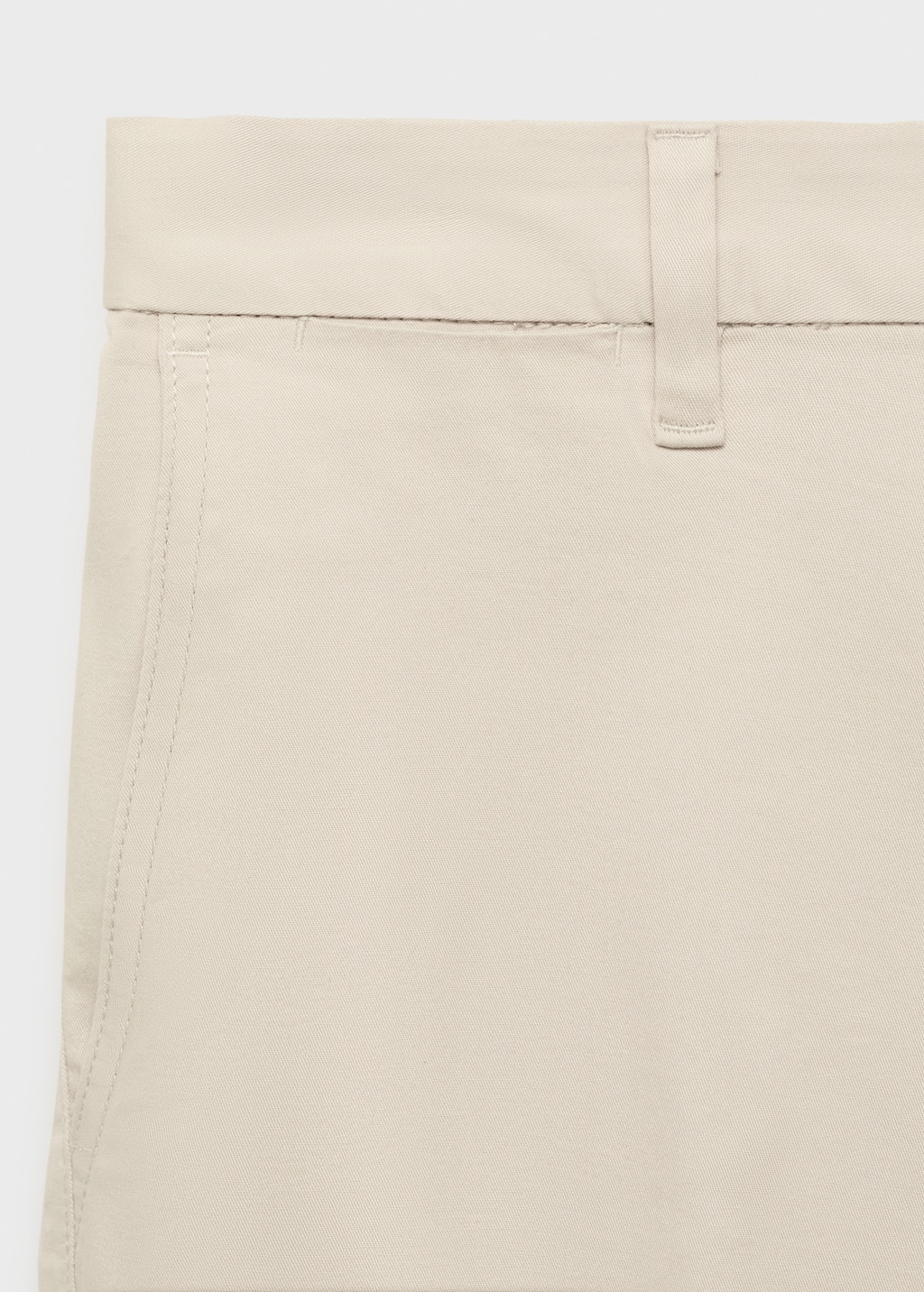 Slim-fit chino cotton bermuda shorts
