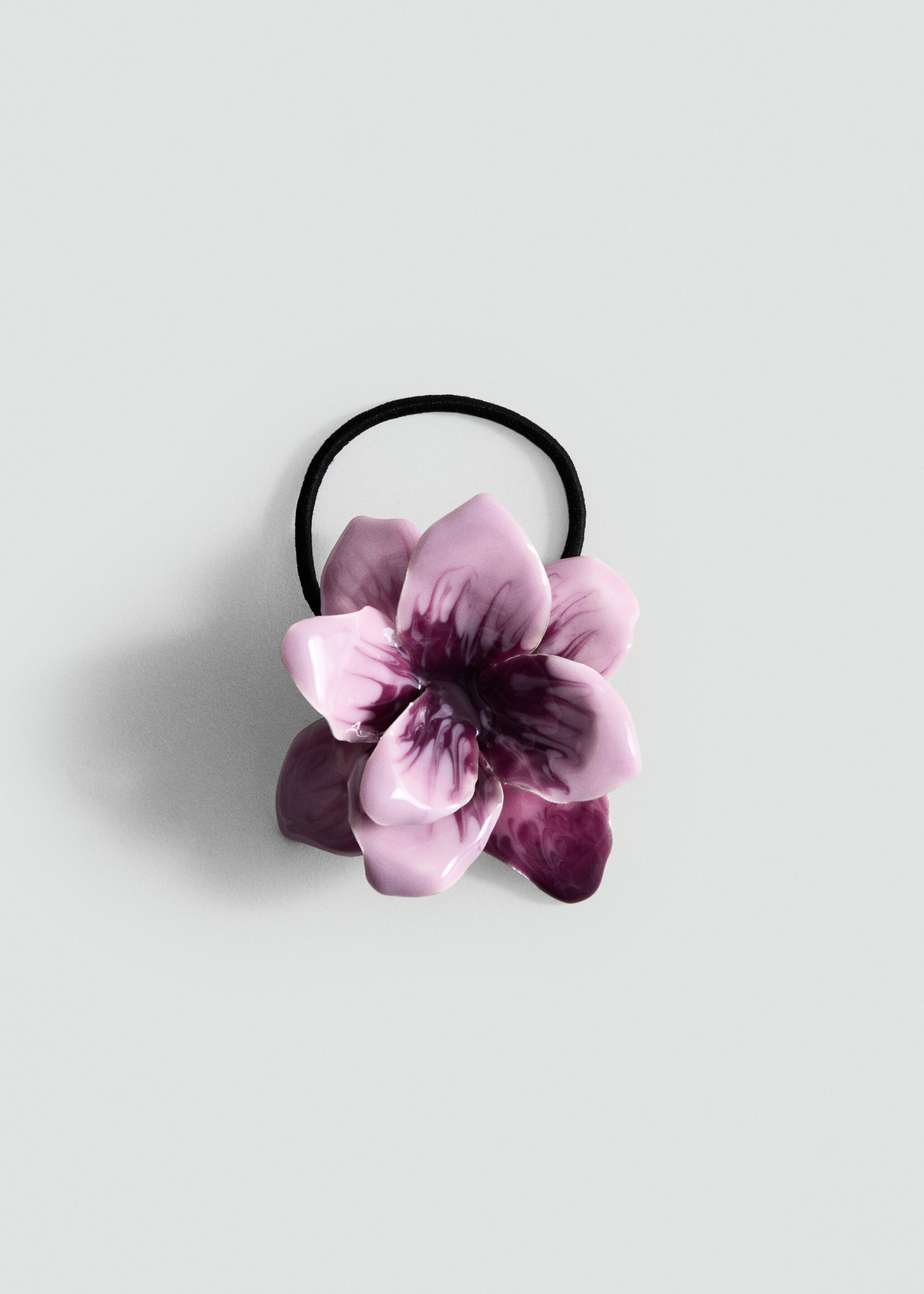 Haarelastiekje met grote bloem - Artikel zonder model