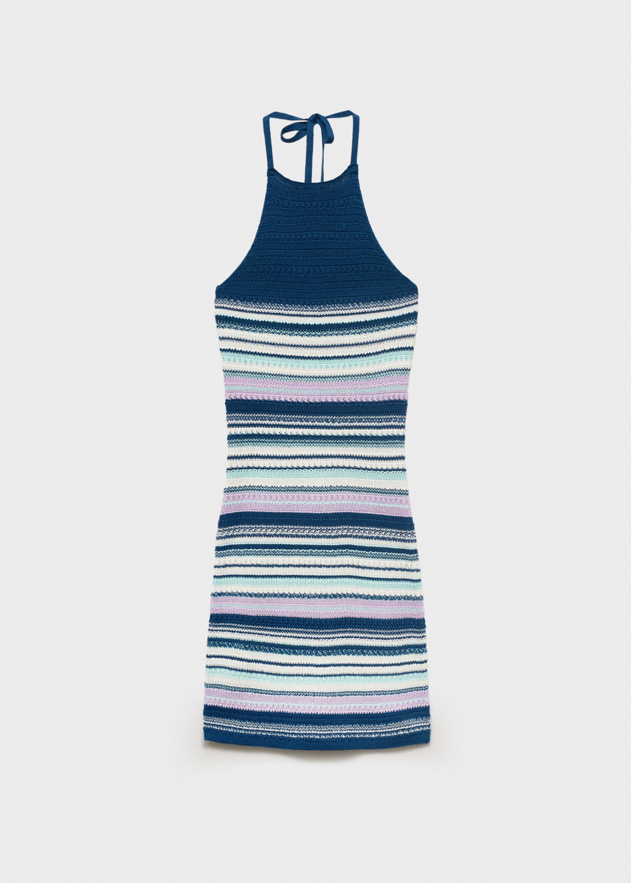 Halter-neck crochet dress - Article without model