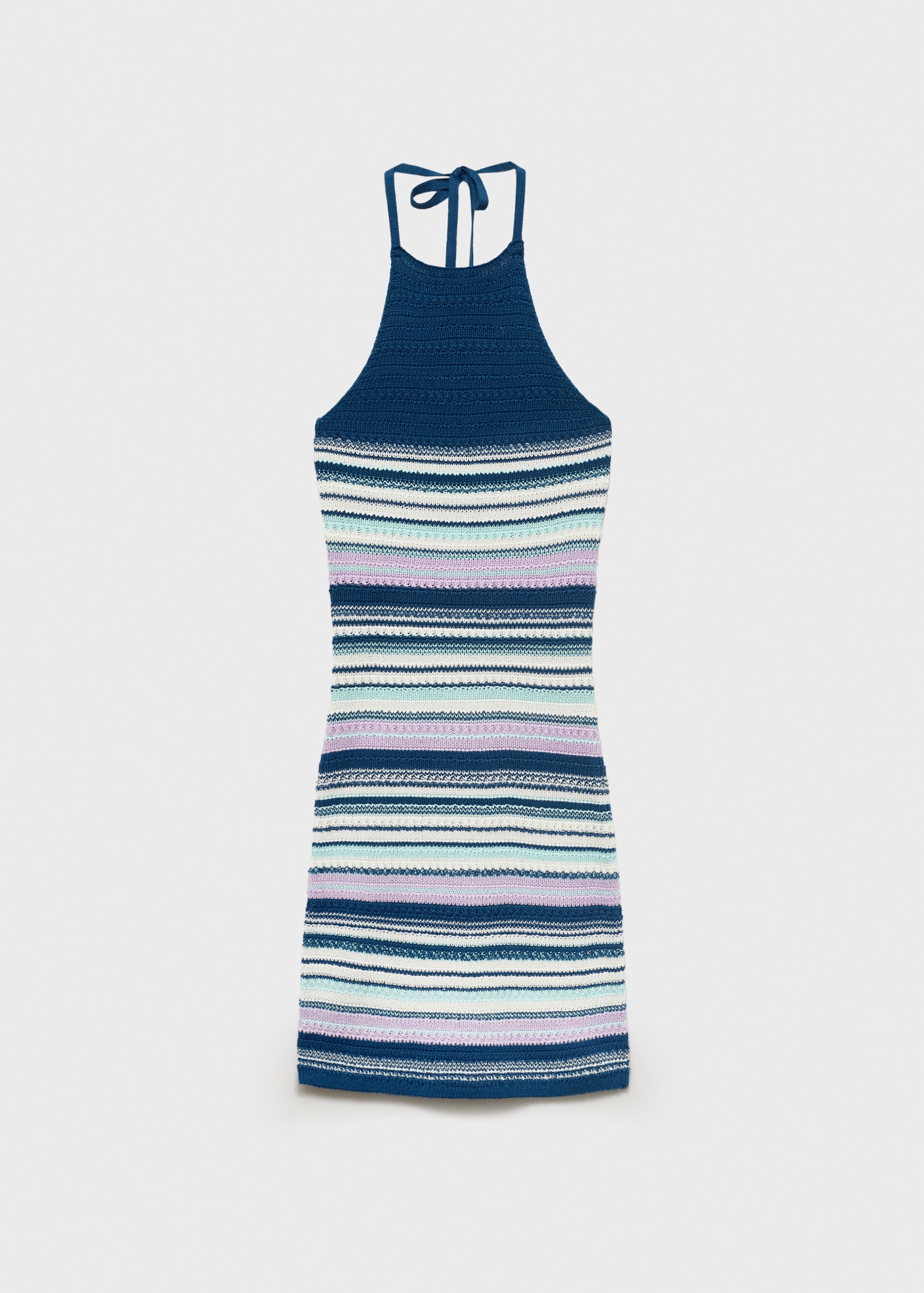 Halter-neck crochet dress - Article without model