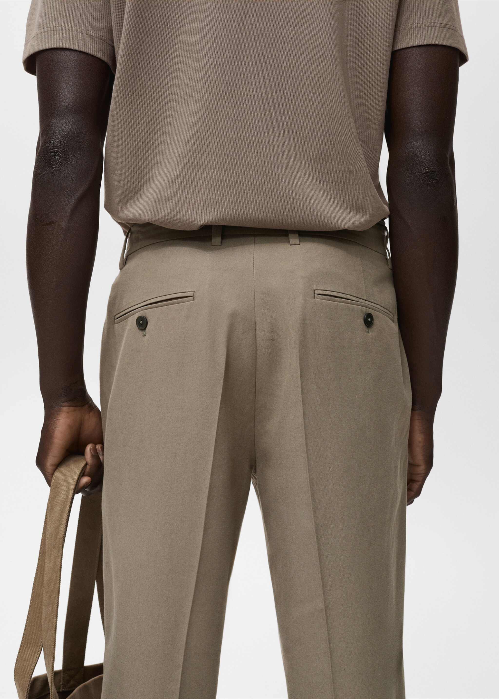 Pantalon coton tapered crop - Détail de l'article 6