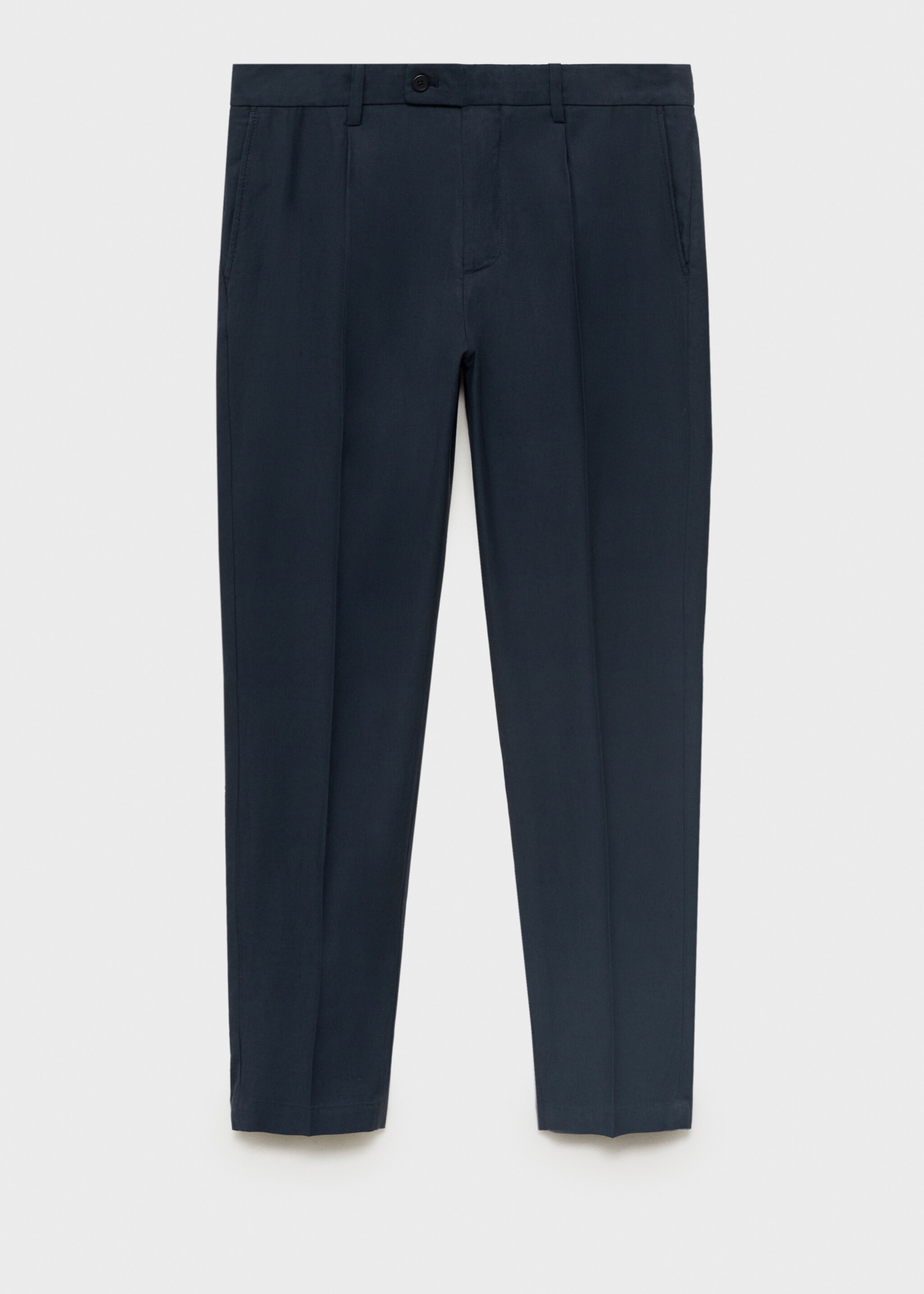 Cotton tapered crop trousers - Article without model