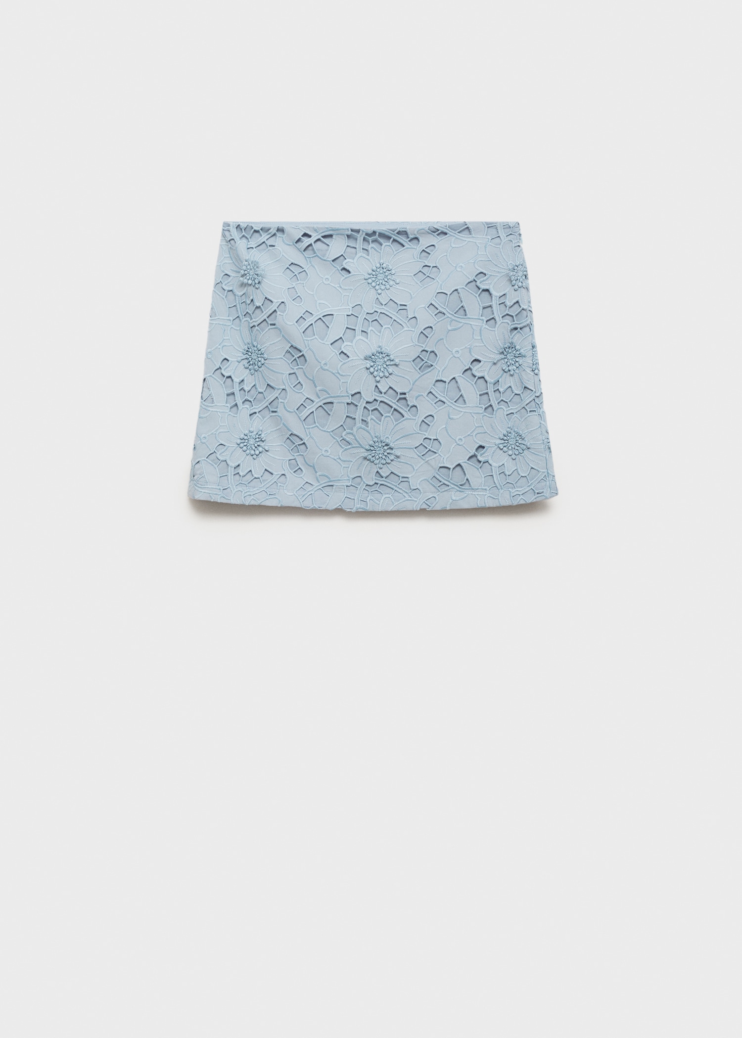 Embroidered cotton skirt - Article without model