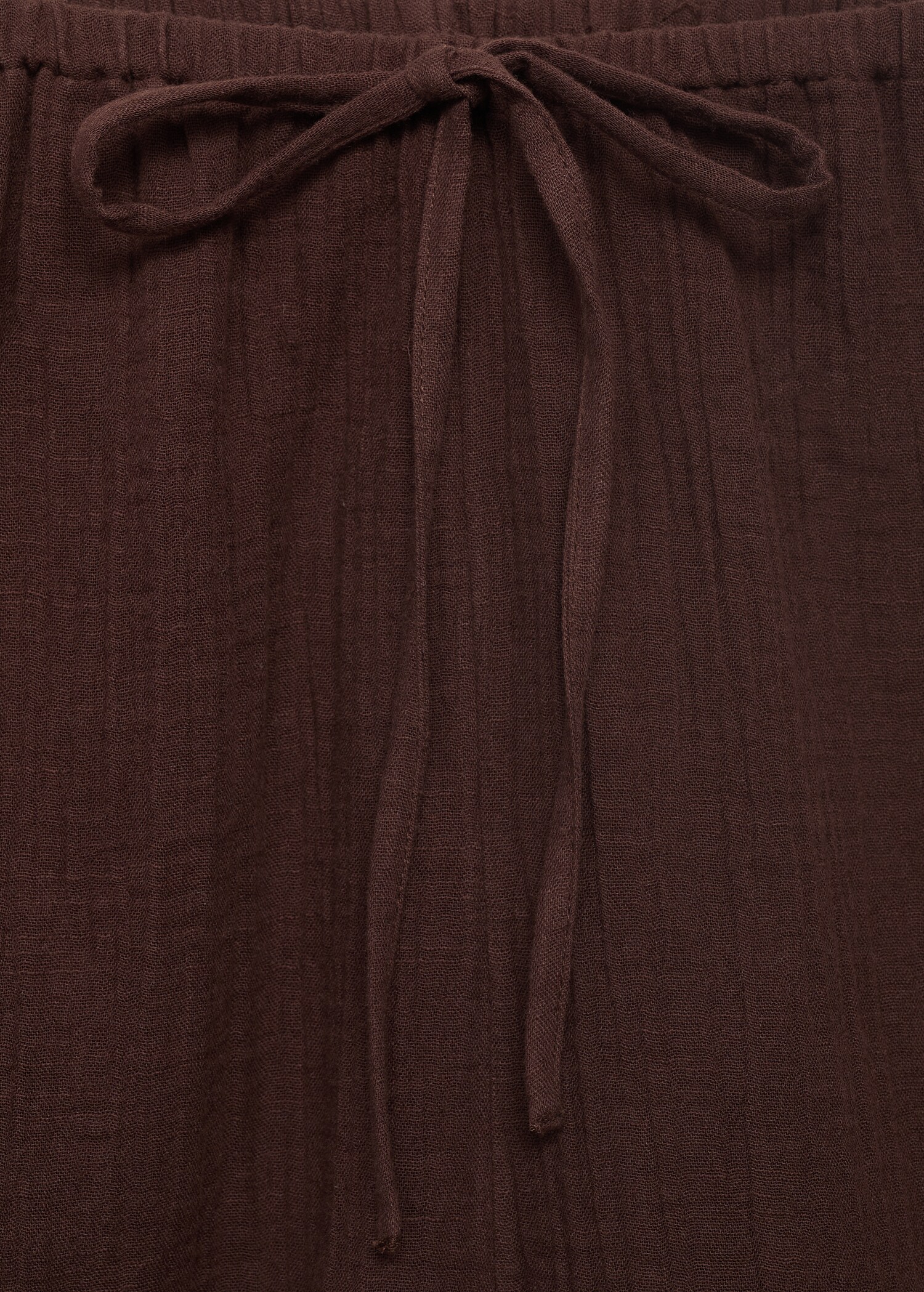 Cotton shorts with drawstring - Women | MANGO USA