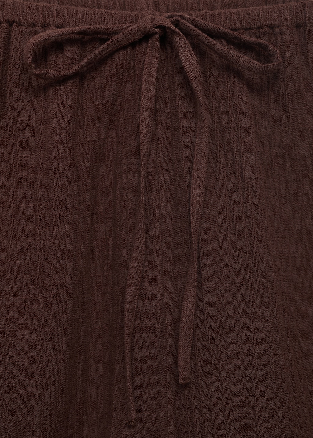 Cotton shorts with drawstring