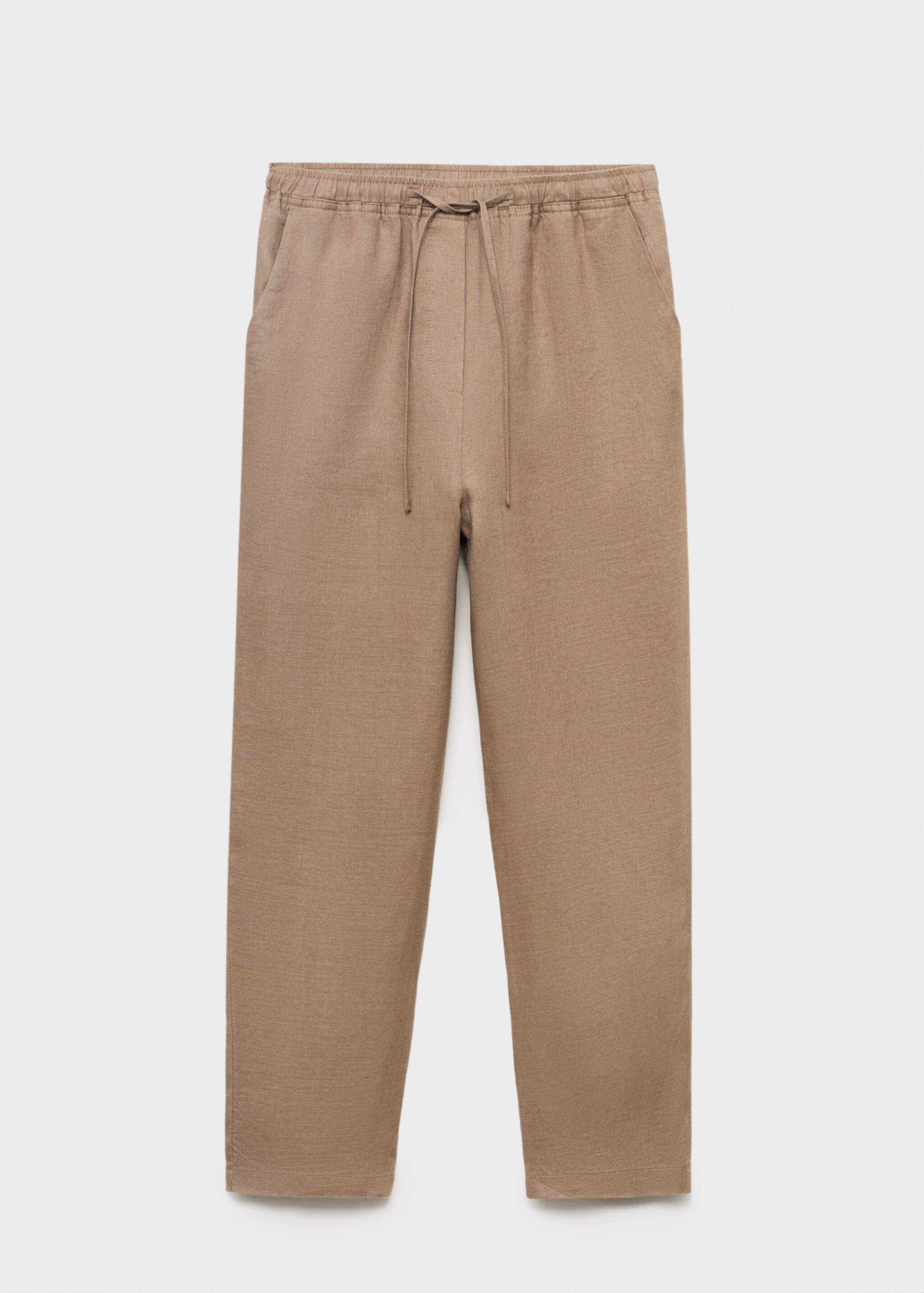 Linen trousers with drawstring - Article without model