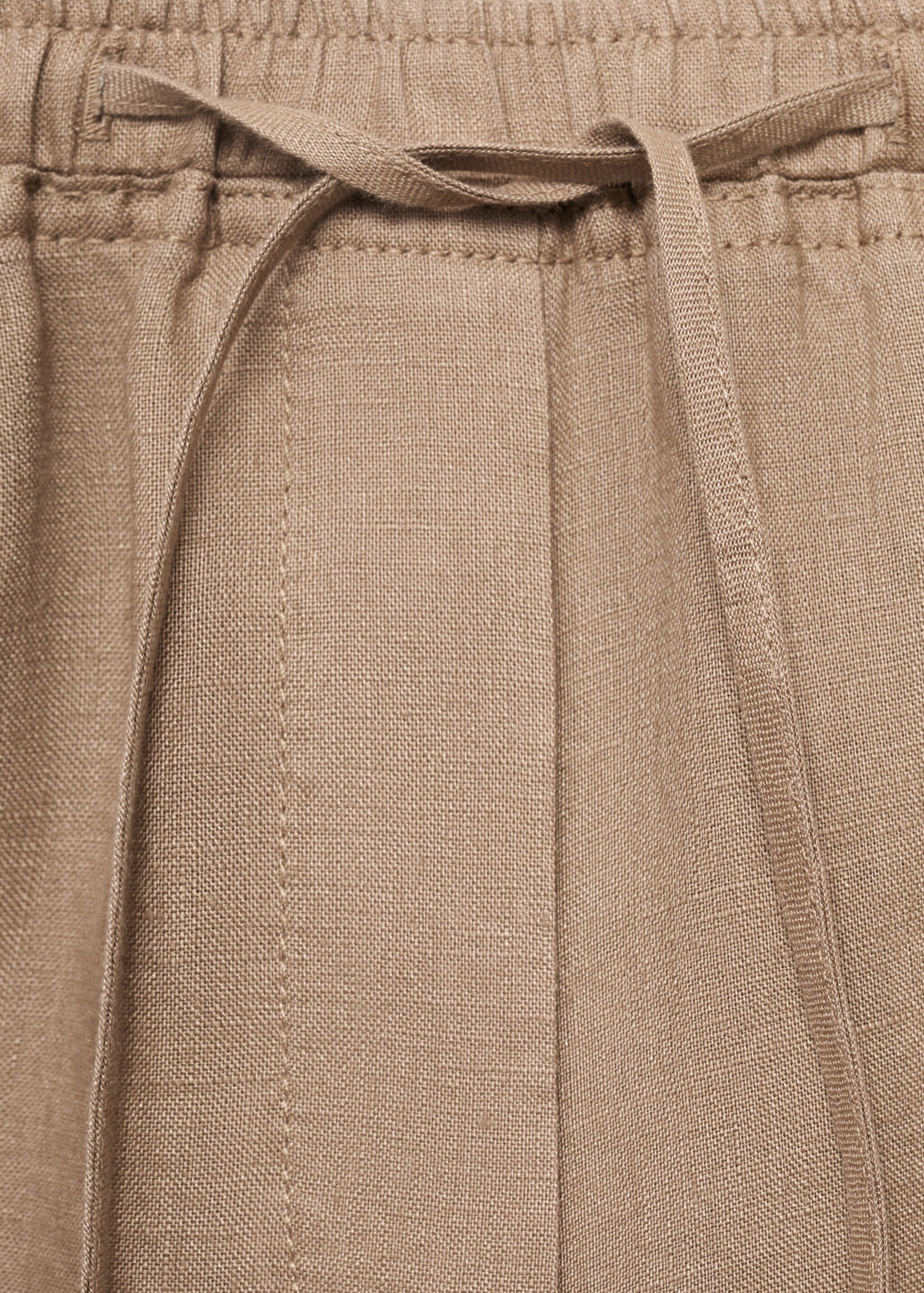 Linen trousers with drawstring - Details of the article 8