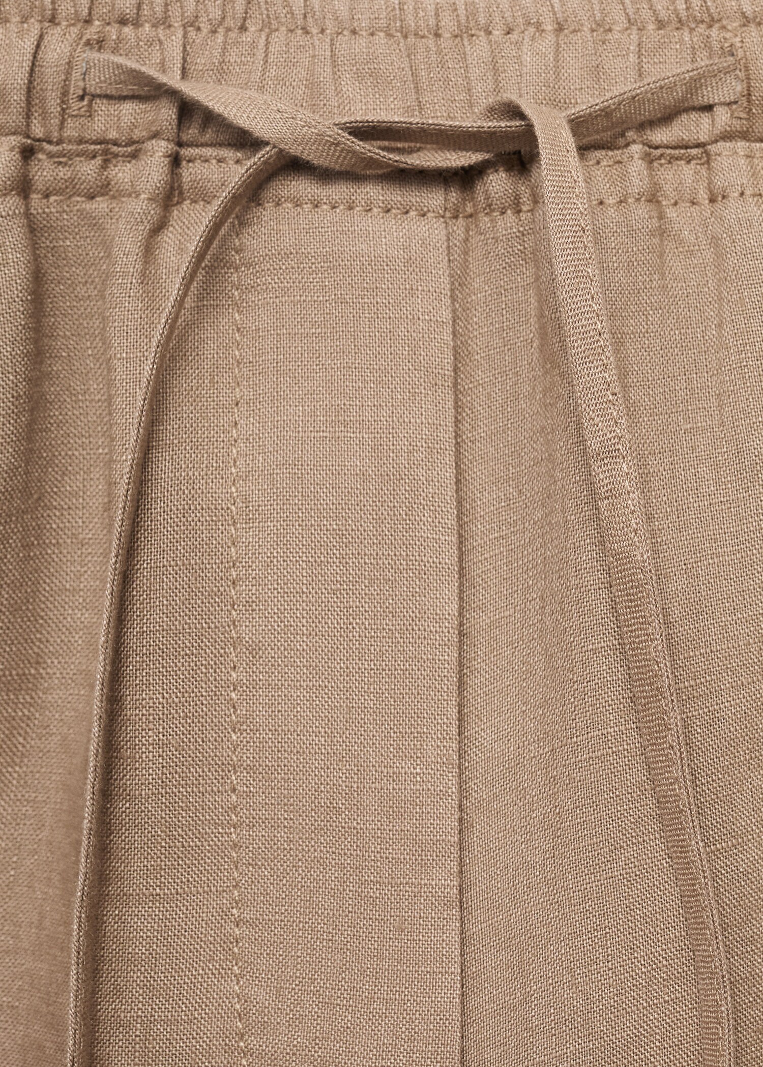 Linen trousers with drawstring - Details of the article 8