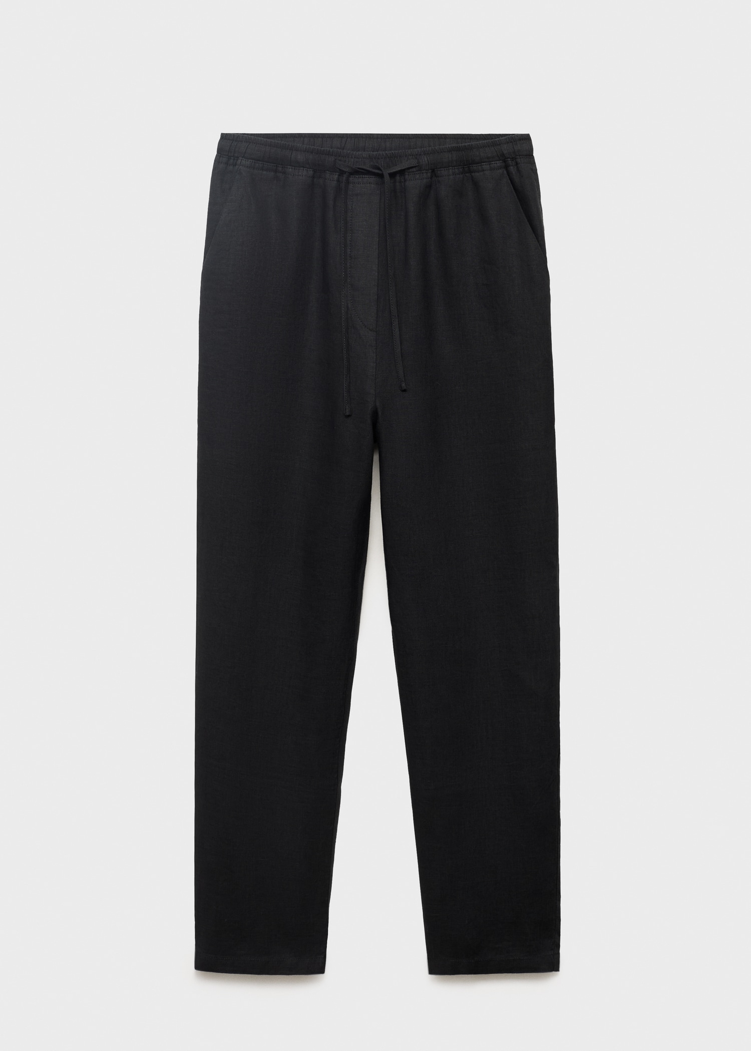 Linen trousers with drawstring - Article without model
