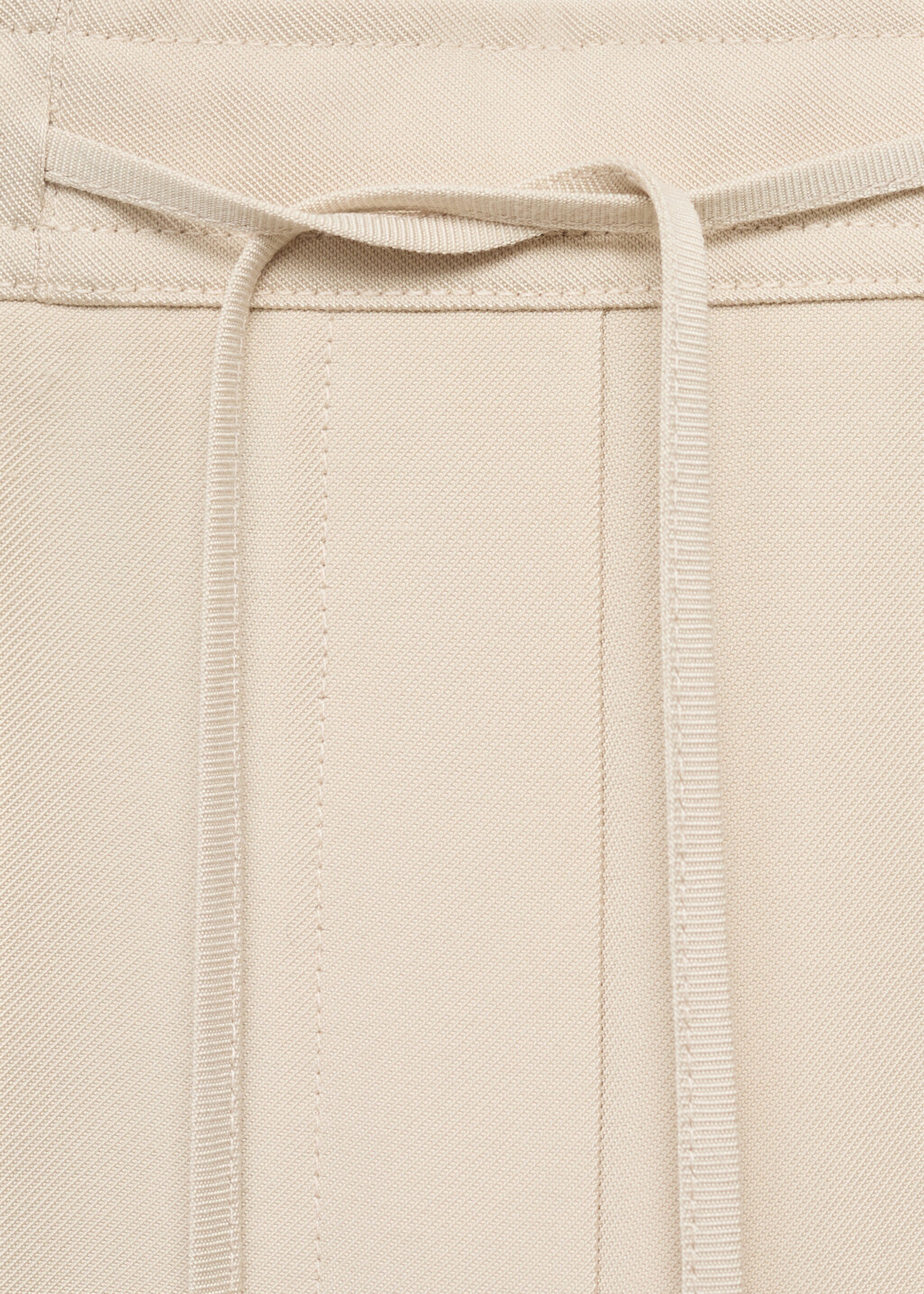 Drawstring flowy trousers - Details of the article 8