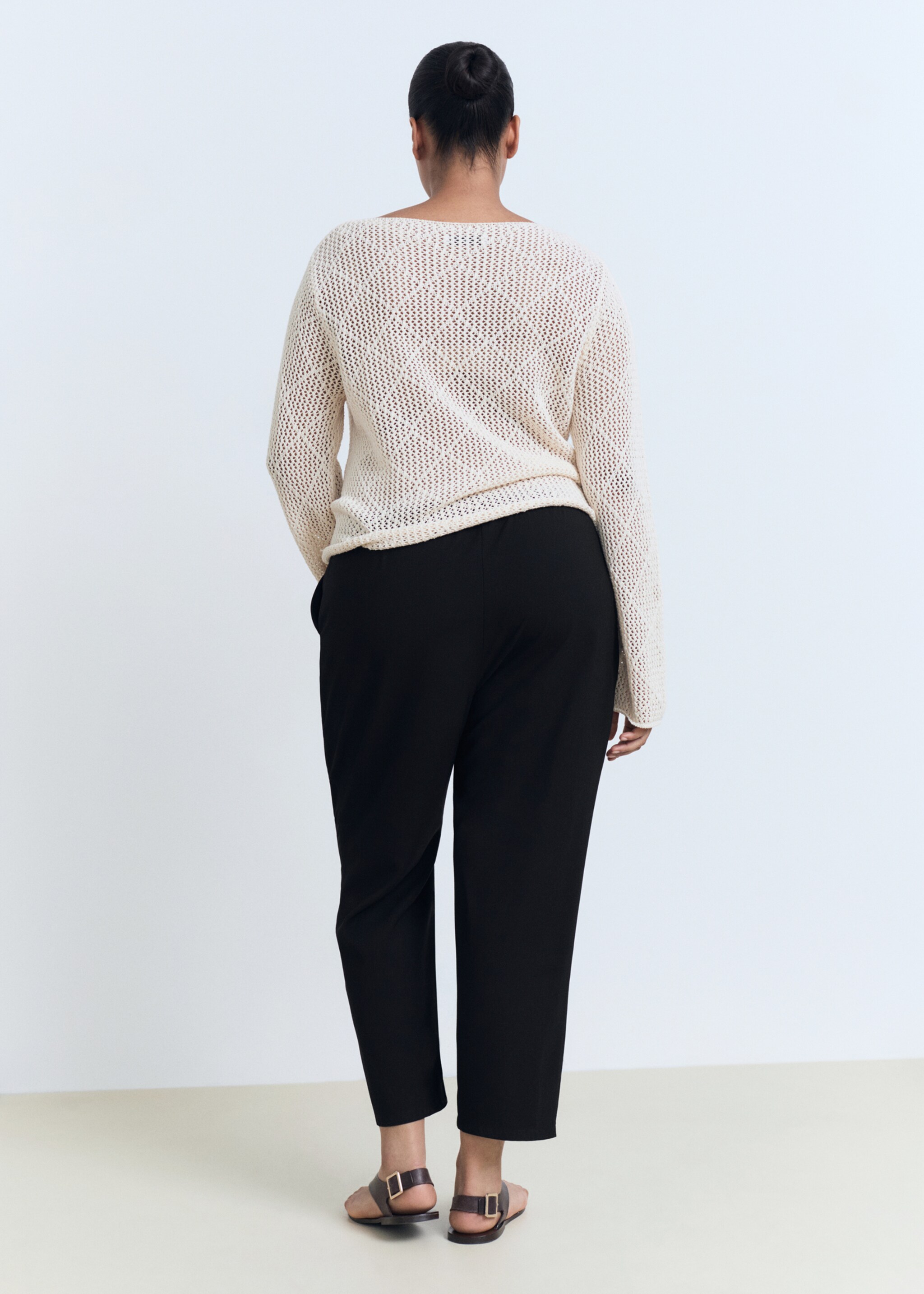 Pantalón fluido cordón - Detalle del artículo 4
