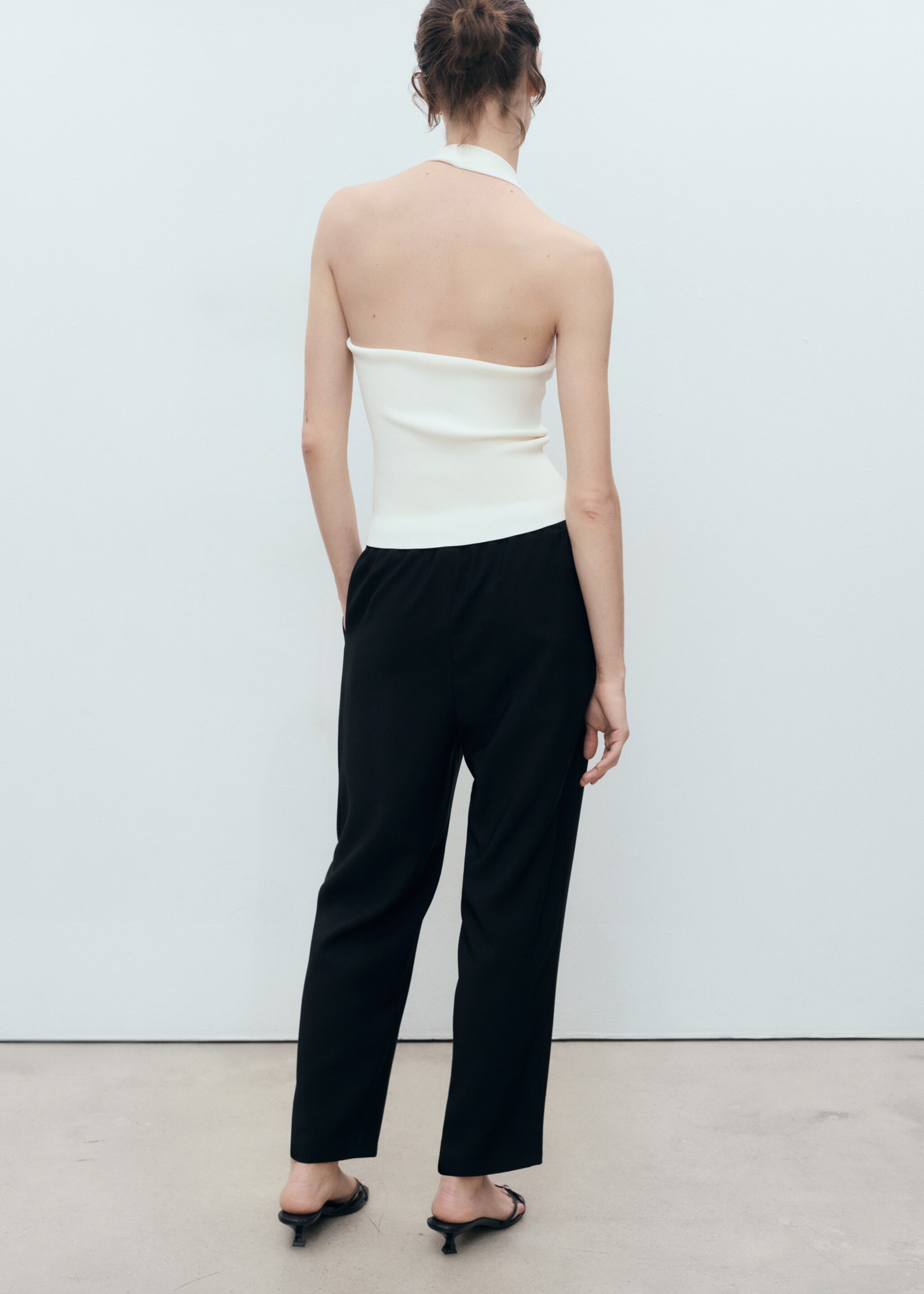 Pantalón fluido cordón - Reverso del artículo