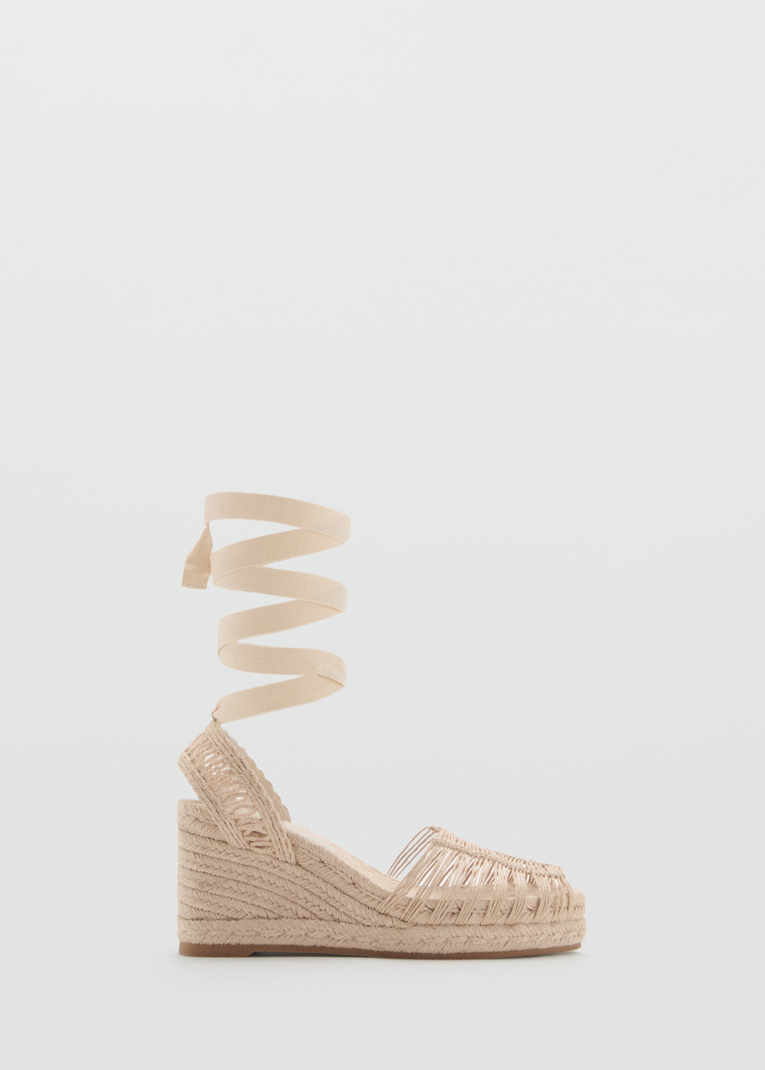 Jute wedges with straps - Article without model