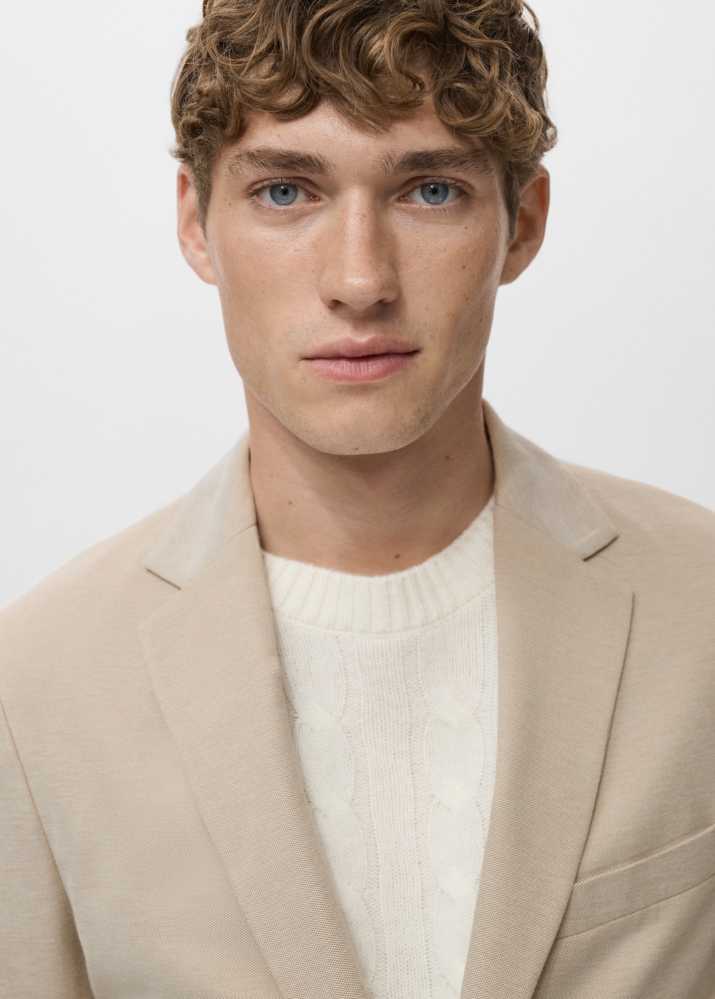 Verner slim-fit cotton blazer