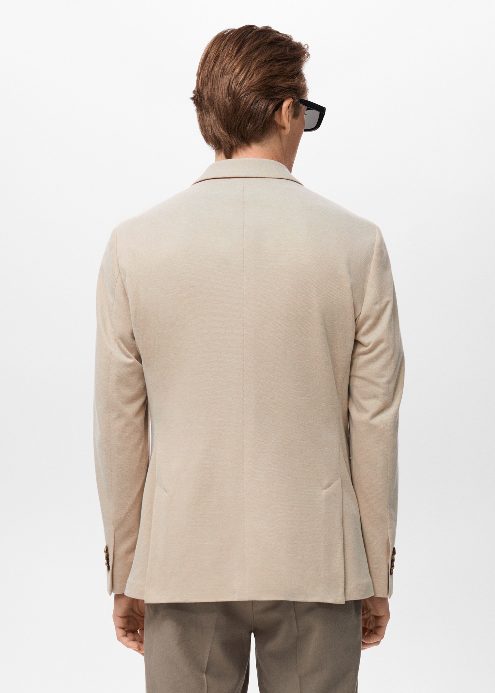 Americana Verner slim fit algodón - Reverso del artículo