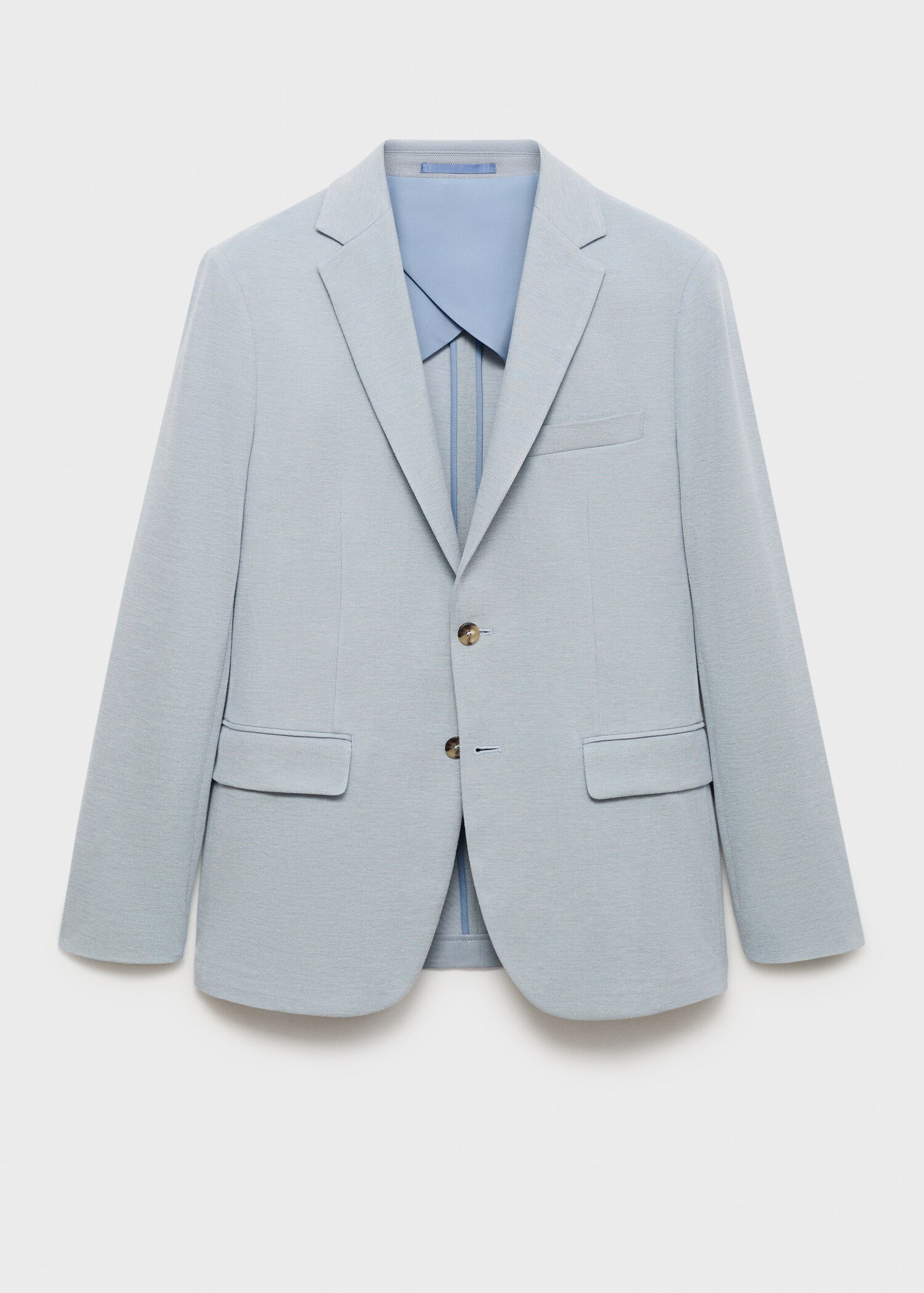 Verner slim-fit cotton blazer - Article without model