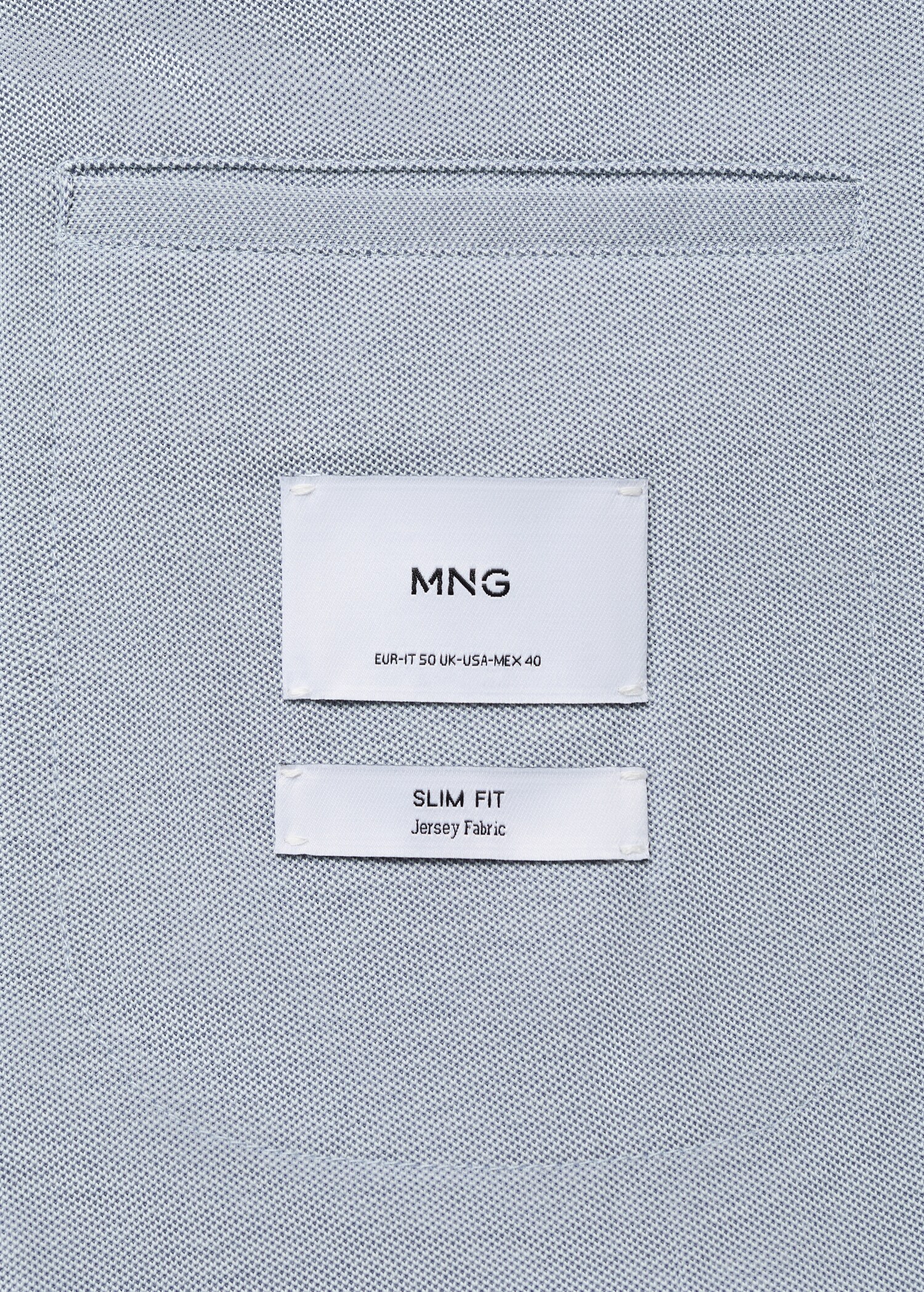 Verner slim-fit cotton blazer - Details of the article 0