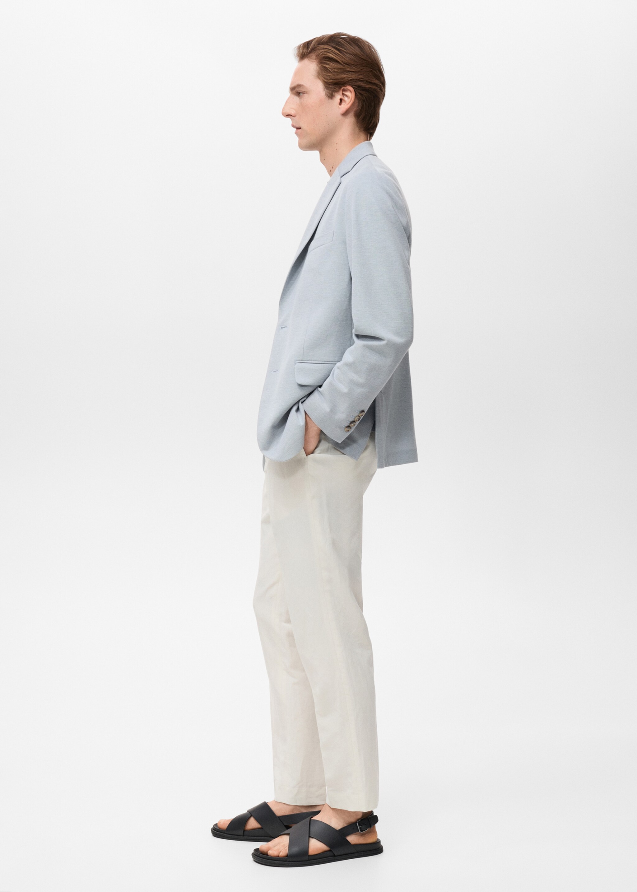 Verner slim-fit cotton jacket - Details of the article 2