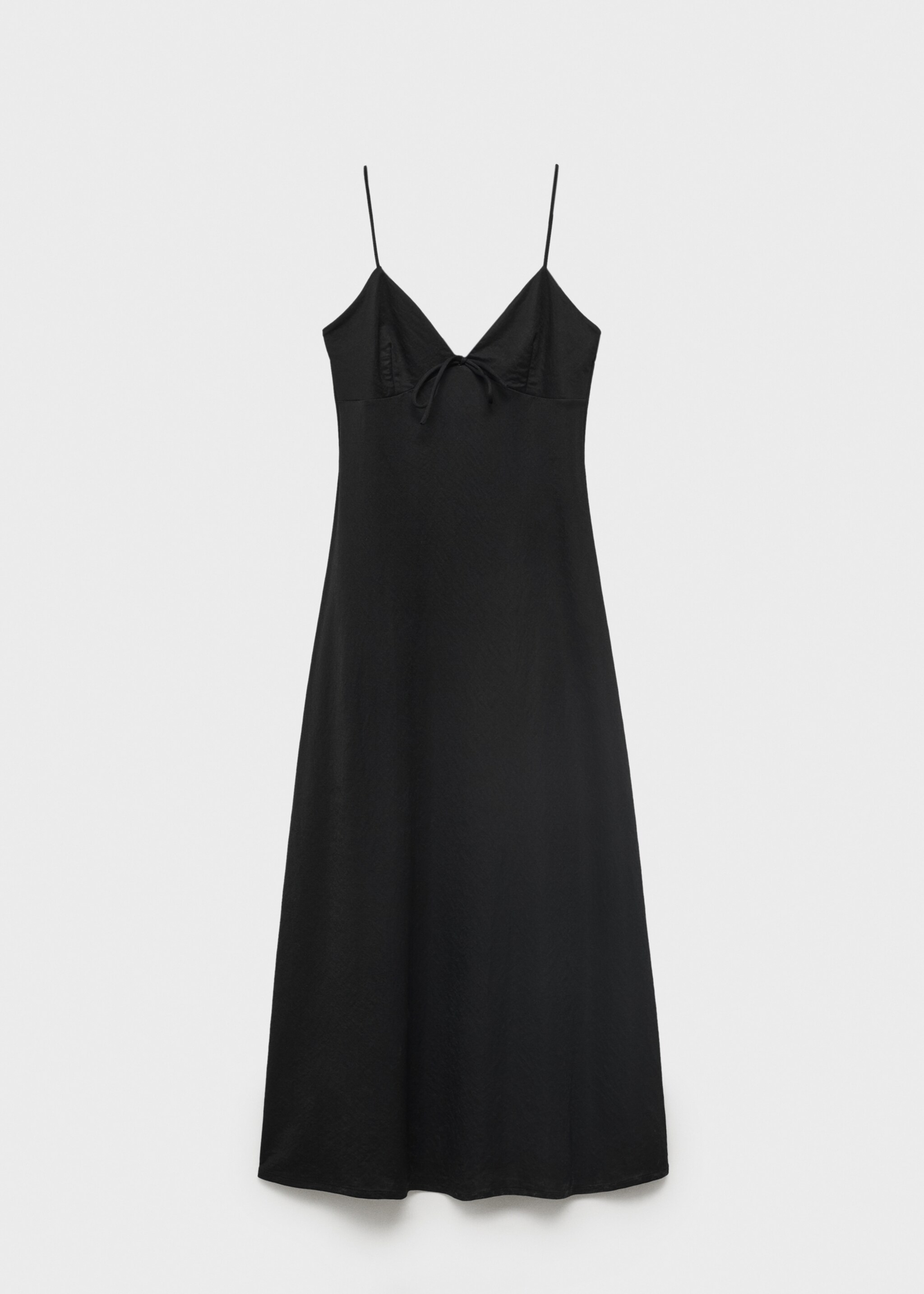 Long dress with bow neckline - Article without model