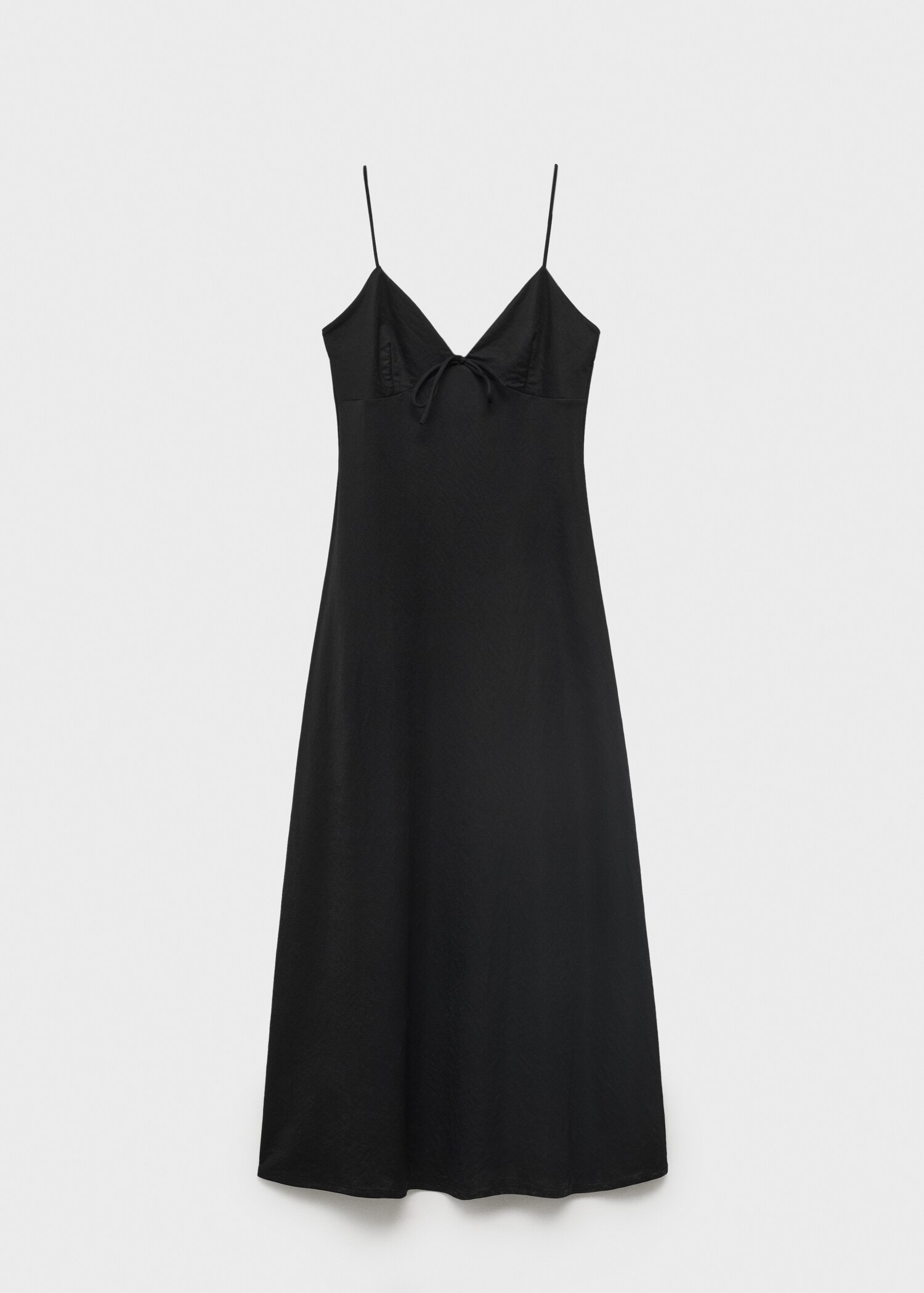 Long dress with bow neckline - Article without model