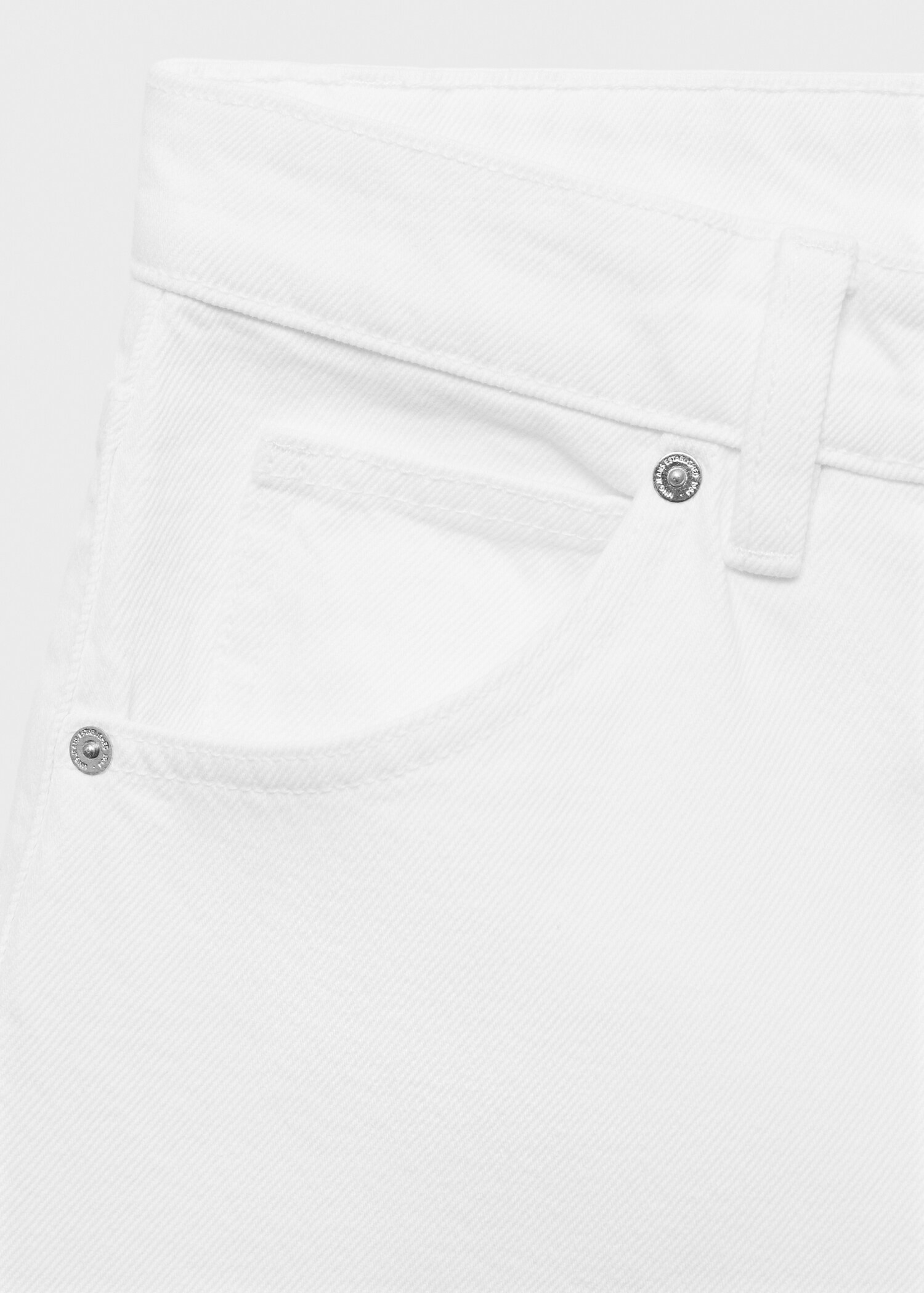 Bermudas denim bajo deshilachado - Detalle del artículo 0