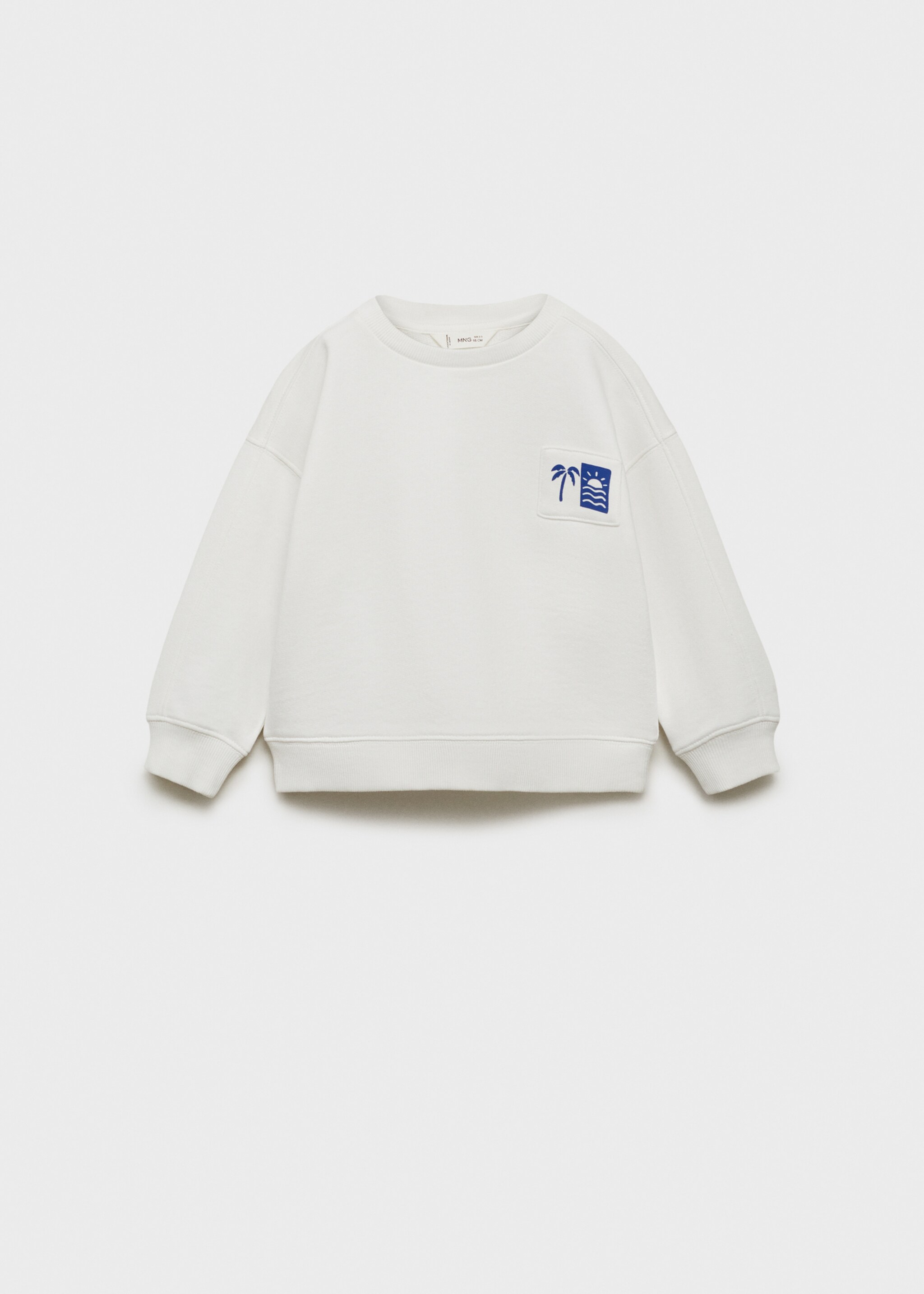 Palm trees printed sweatshirt - Article without model