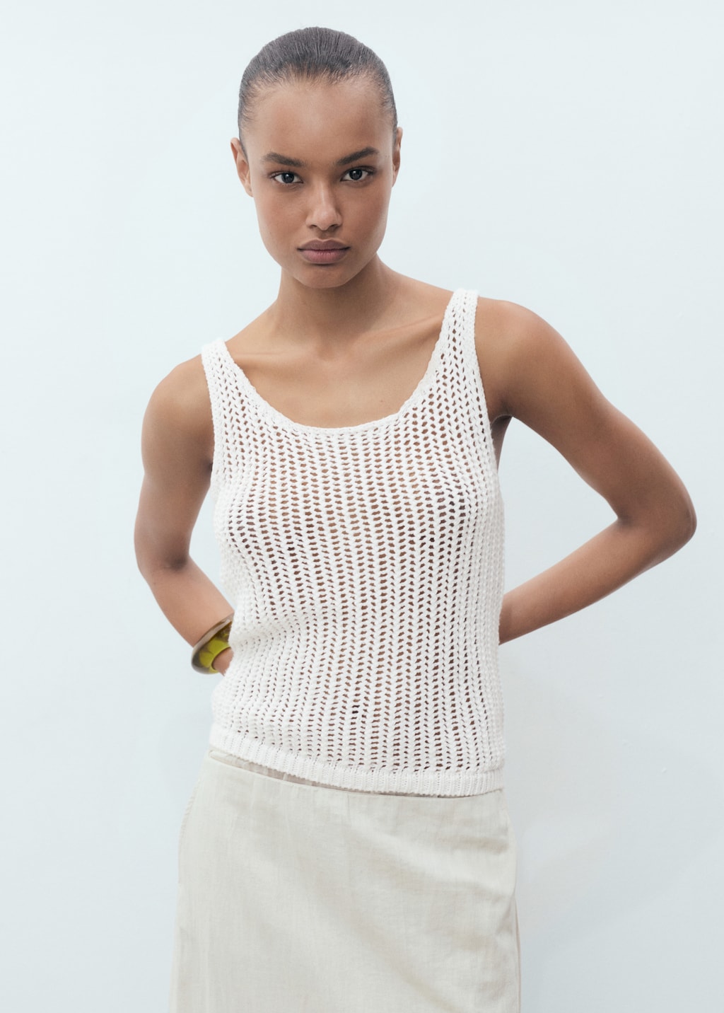 Top crochet tirantes