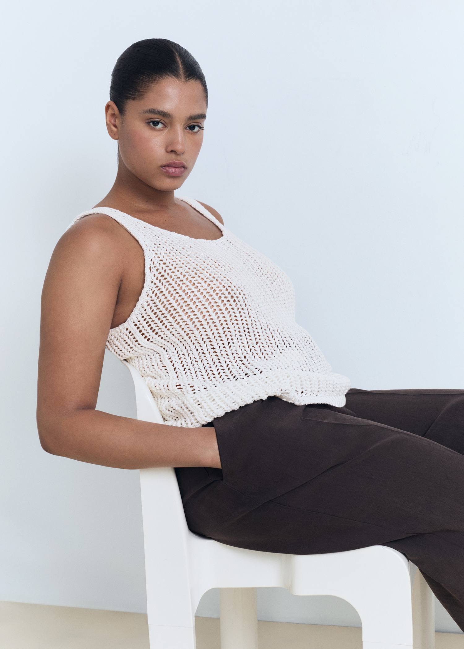 Crochet top with straps - Details of the article 4
