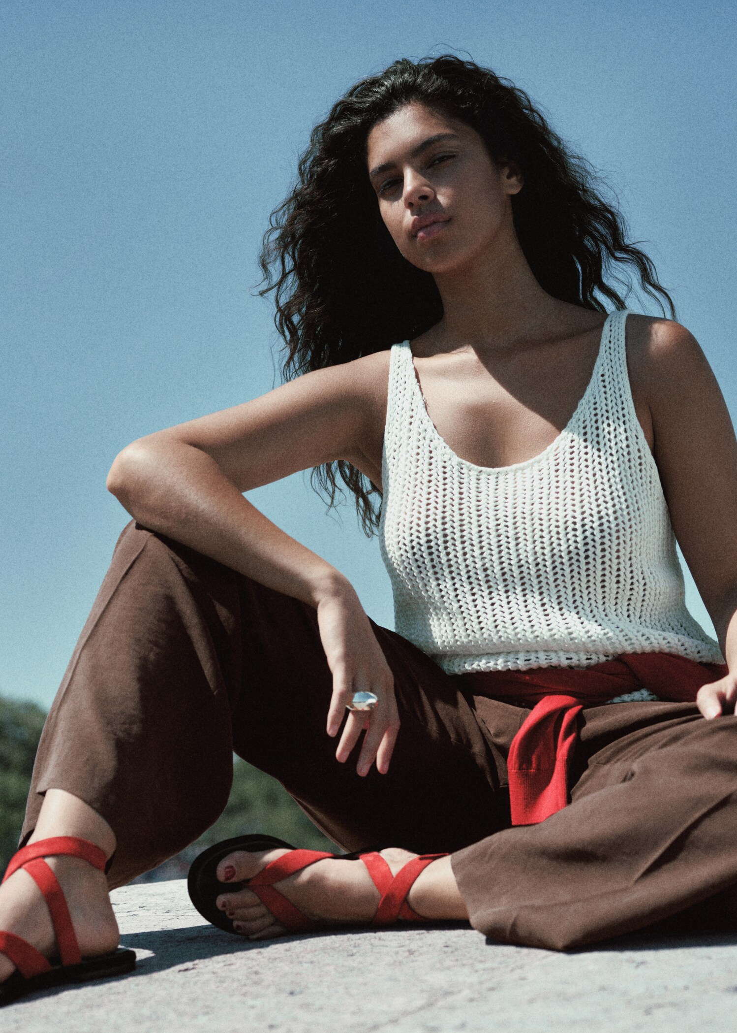 Crochet top with straps - Details of the article 6