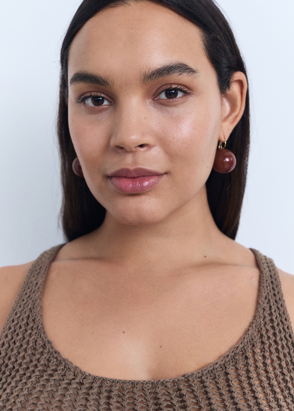 Crochet top with straps