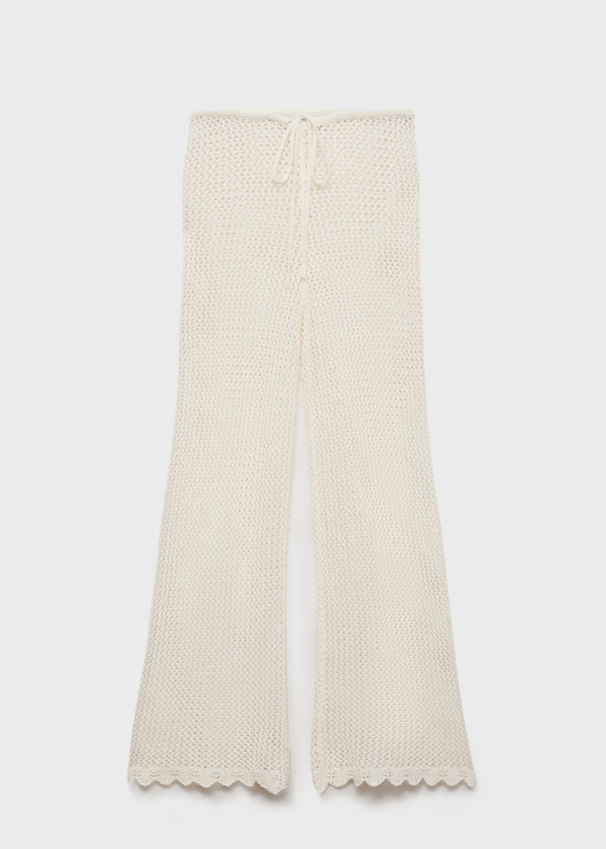 Crochet flared trousers - Article without model