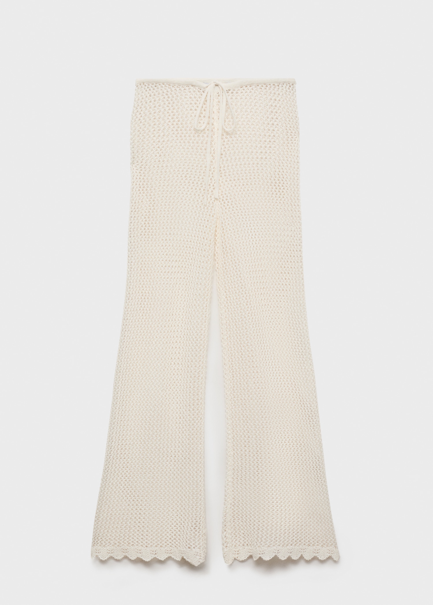 Crochet flared pants - Article without model