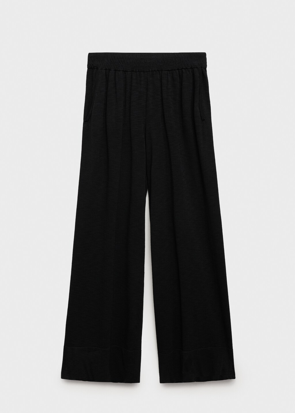 Fine-knit straight-fit pants - image 5