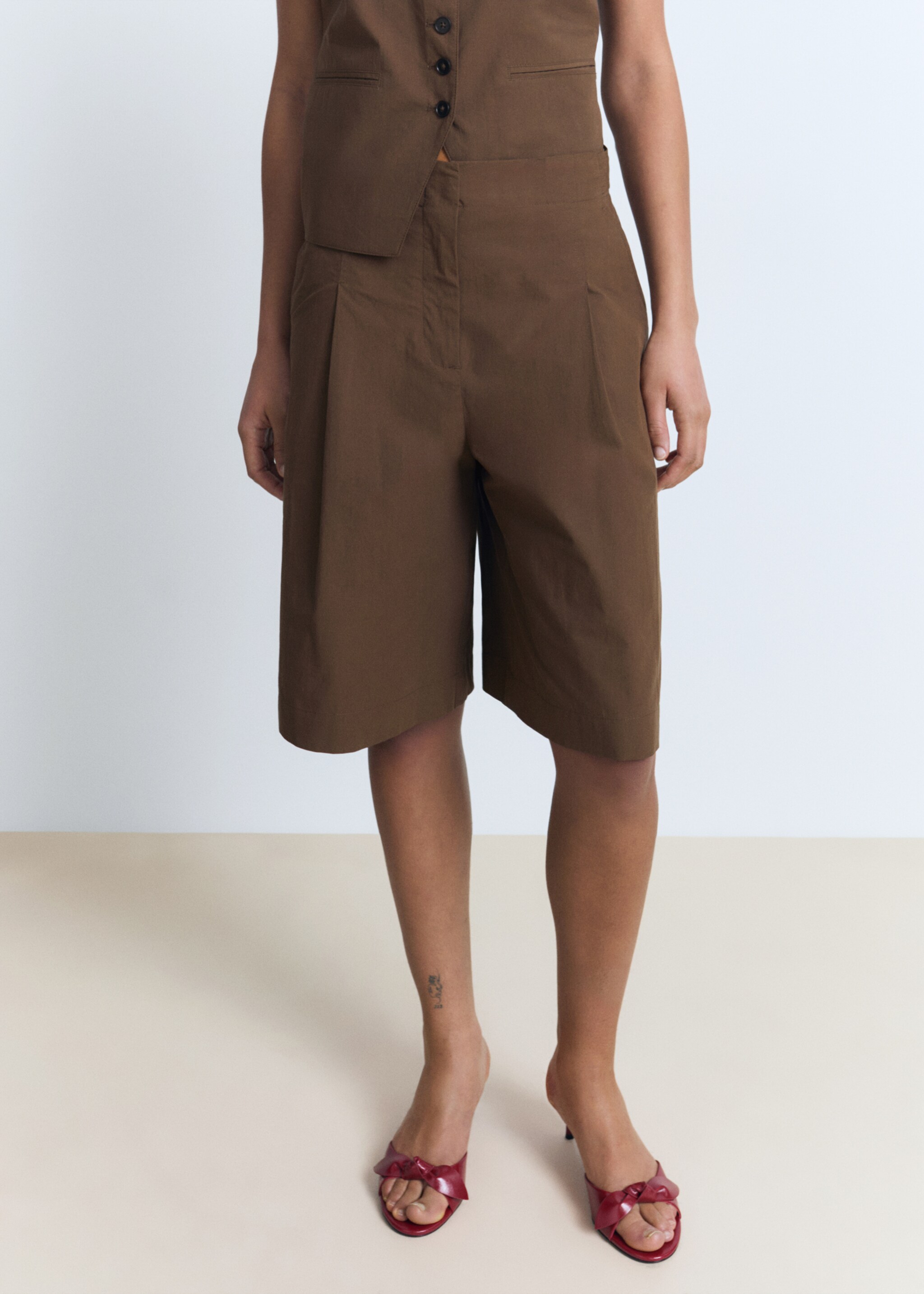 Bermudas traje algodón - Plano medio