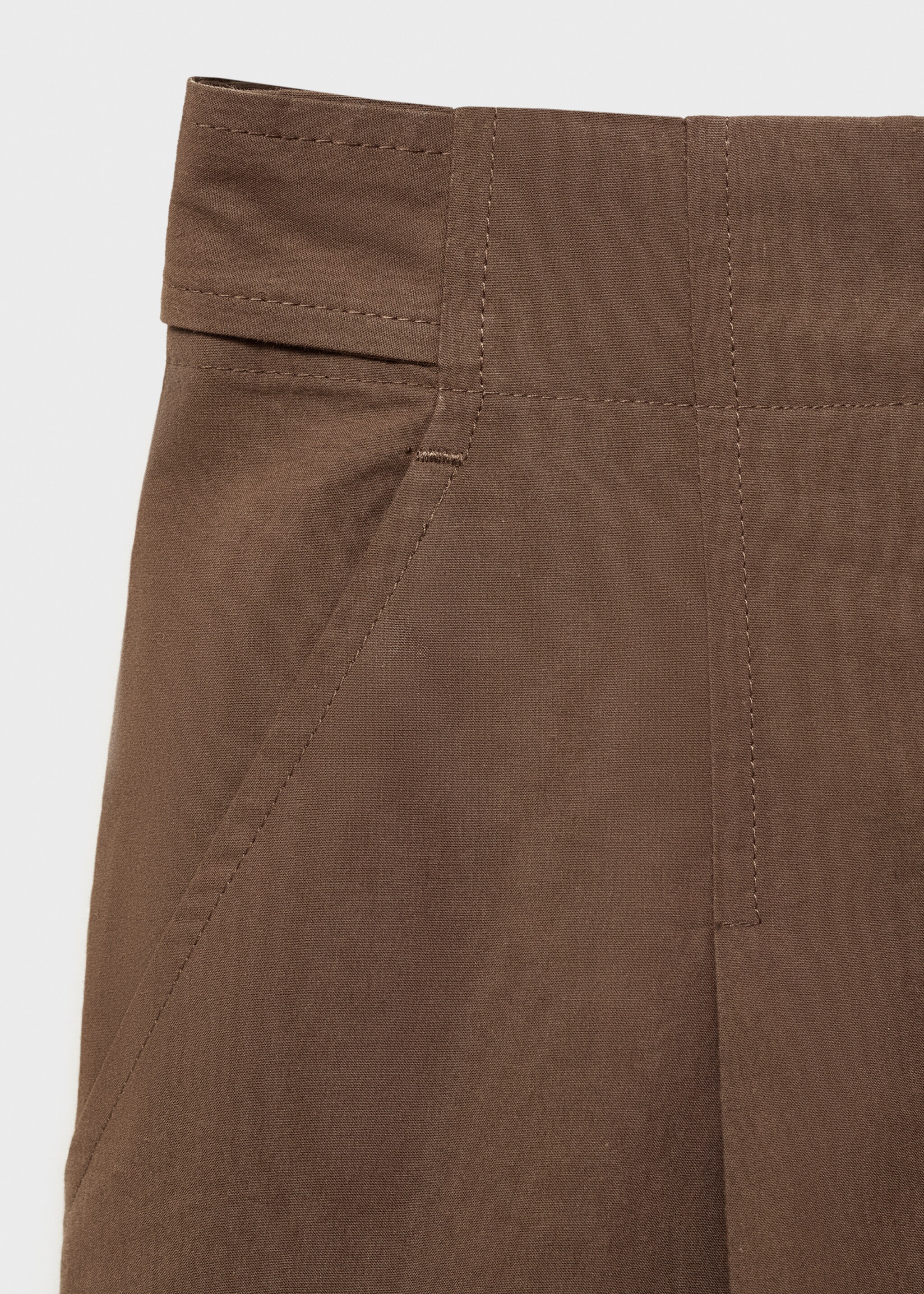 Dress-bermudashorts i bomull - Artikkeldetalj 0