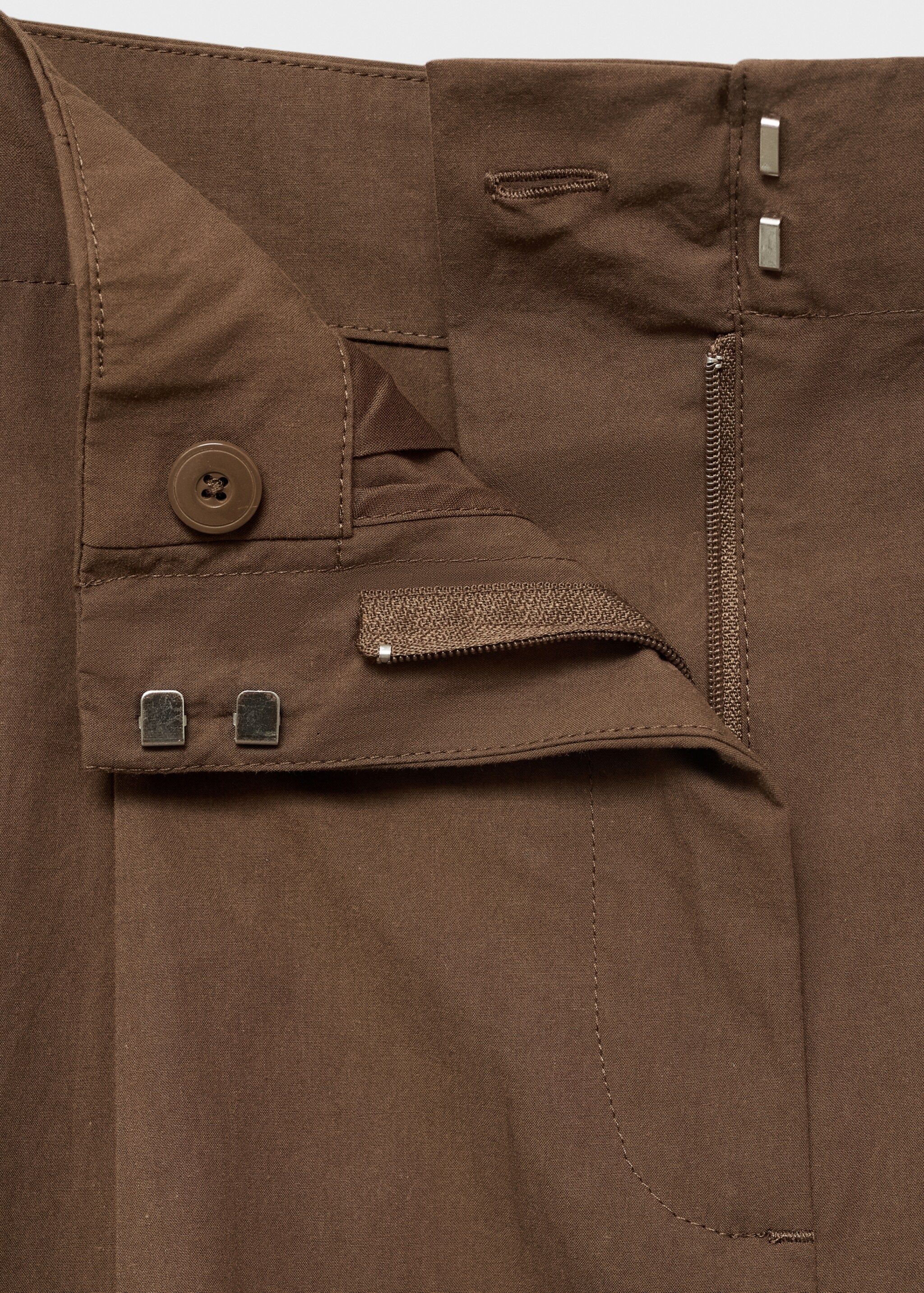 Dress-bermudashorts i bomull - Artikkeldetalj 8