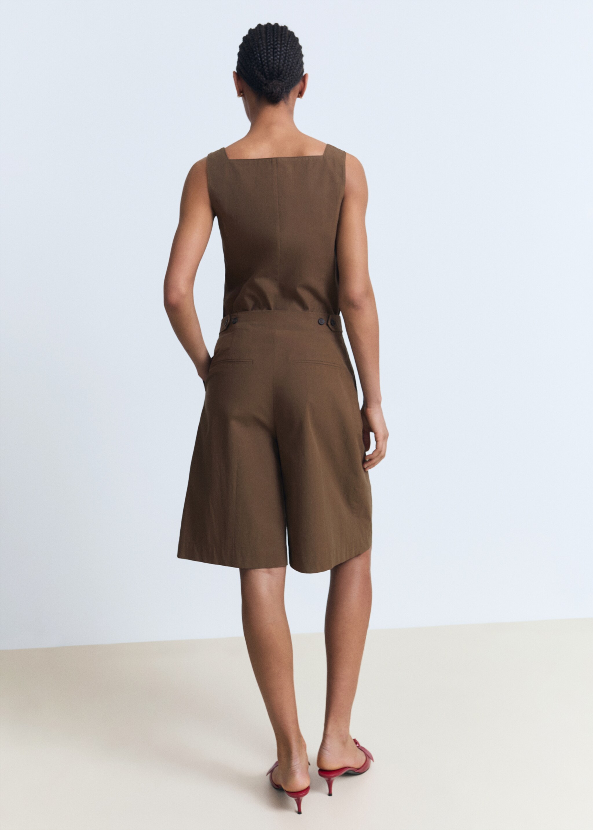 Bermudas traje algodón - Reverso del artículo