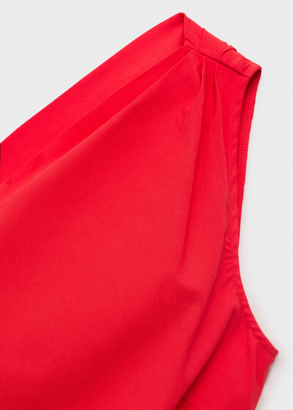 Mango - Asymmetrical pleated dress | Plush