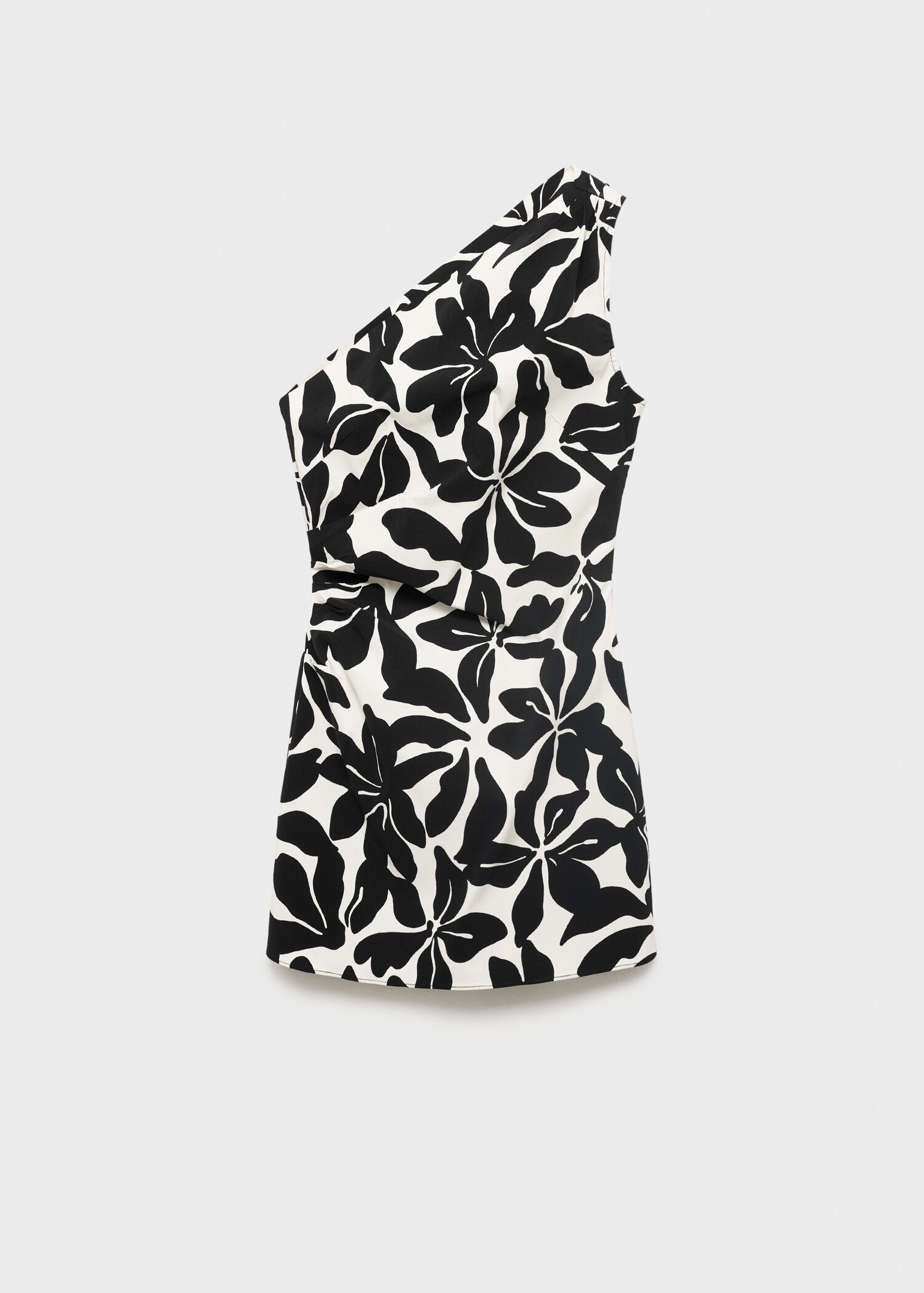 Short asymmetrical dress - Article without model