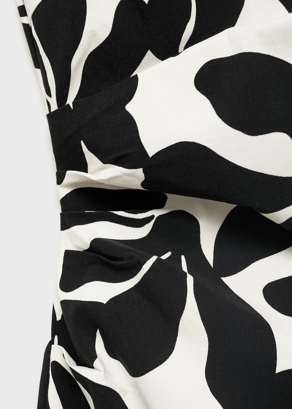 Asymmetrical pleated dress