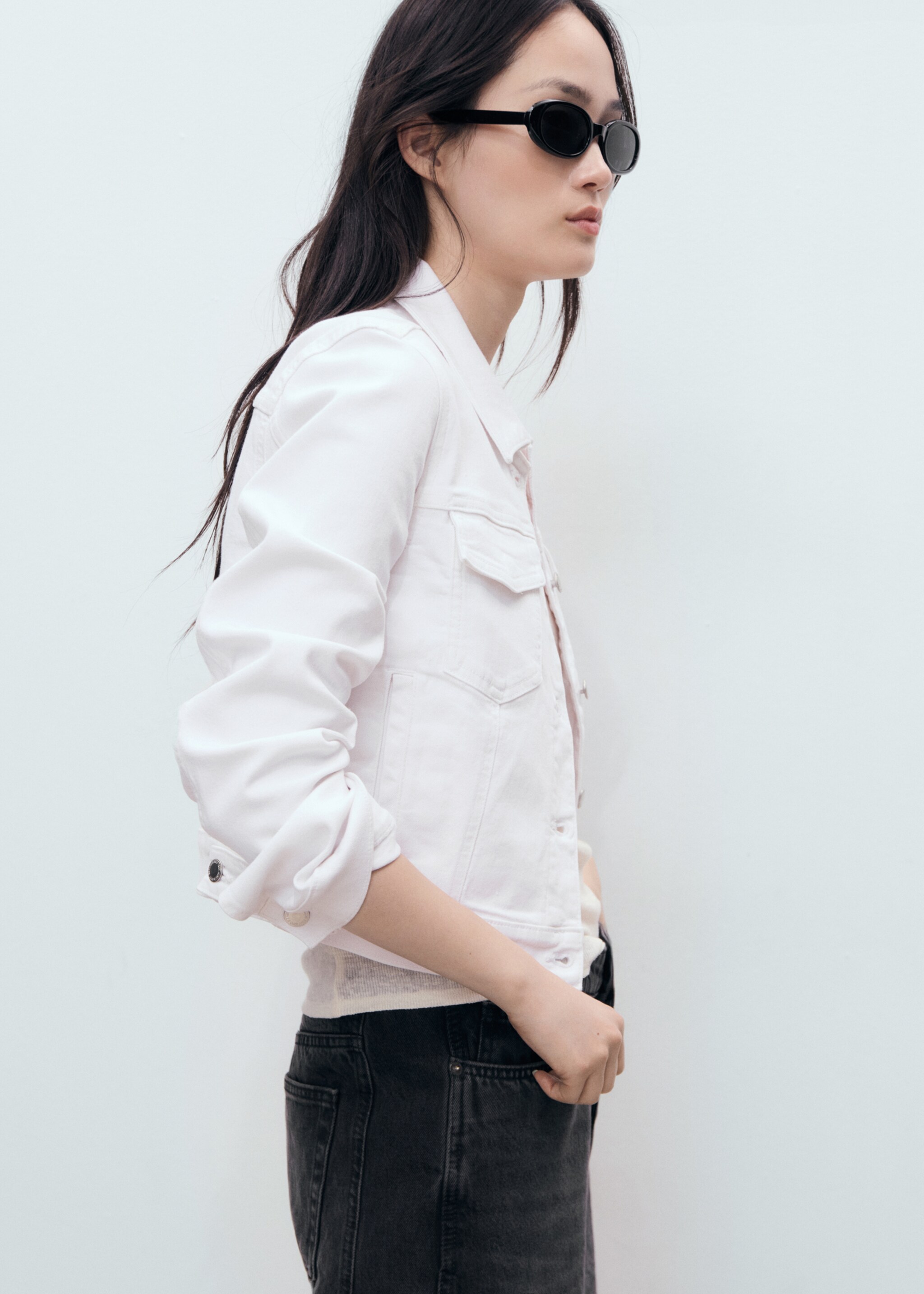 Pockets denim jacket - Medium plane