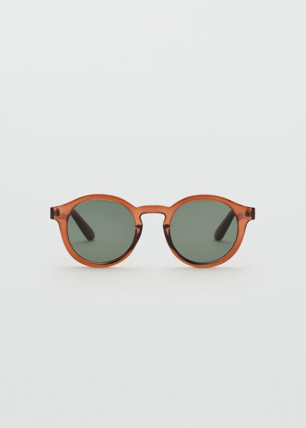 Semi-transparent frame sunglasses