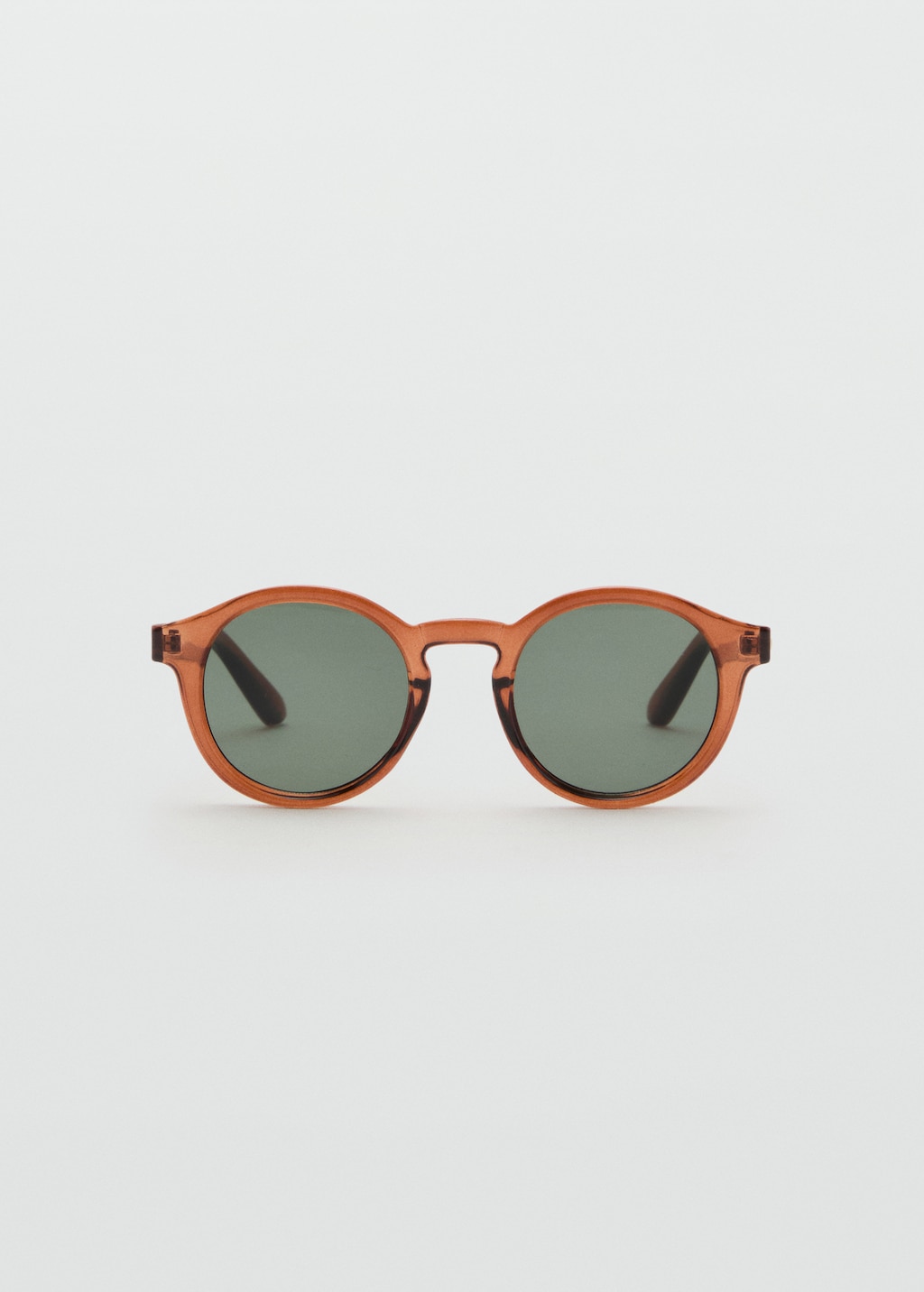 Semi-transparent frame sunglasses