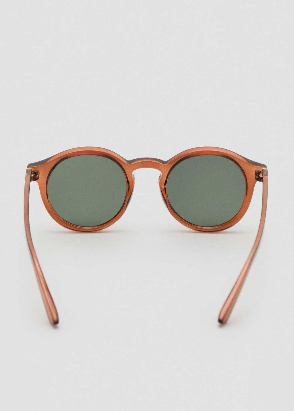 Semi-transparent frame sunglasses