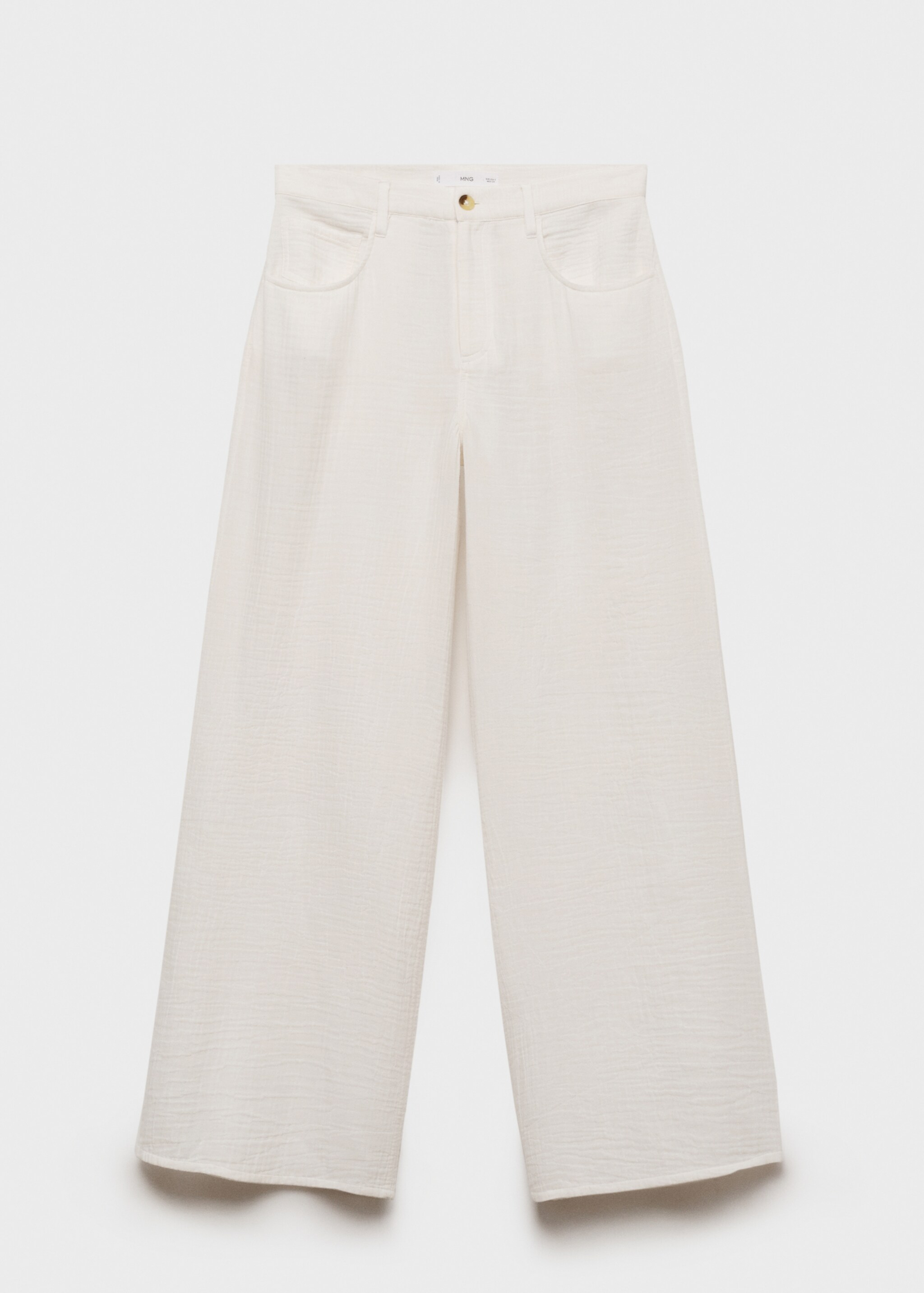 Pantalons rectes cotó - Article sense model