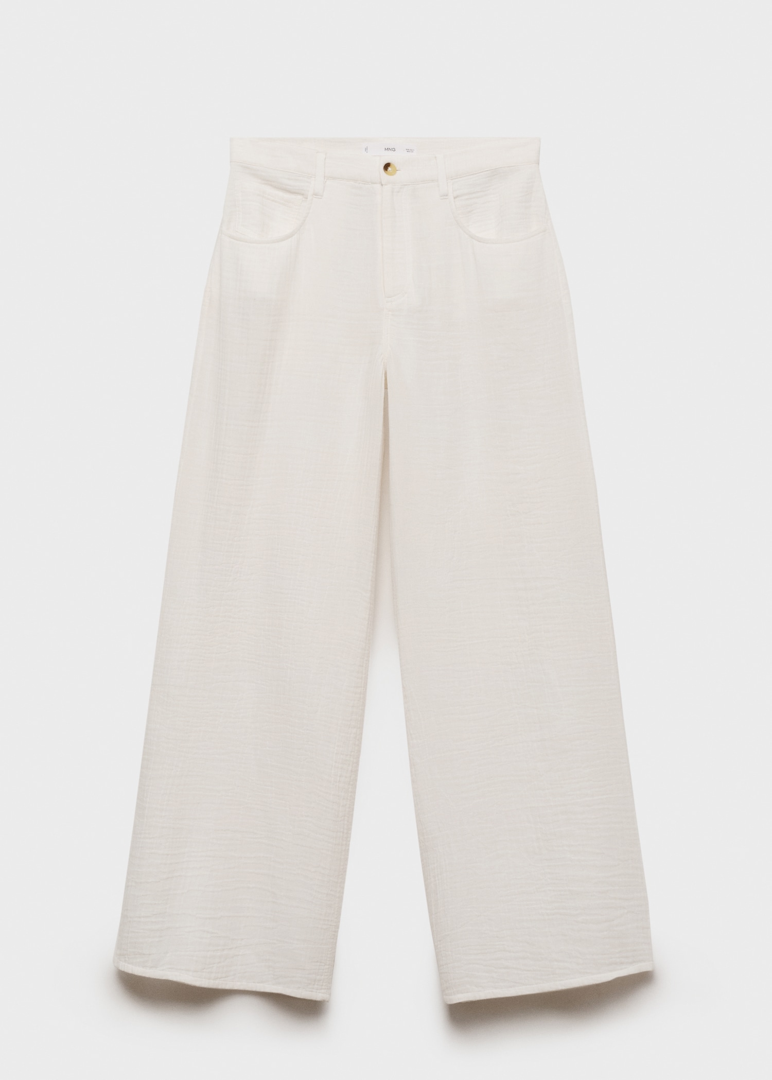 Pantalons rectes cotó - Article sense model