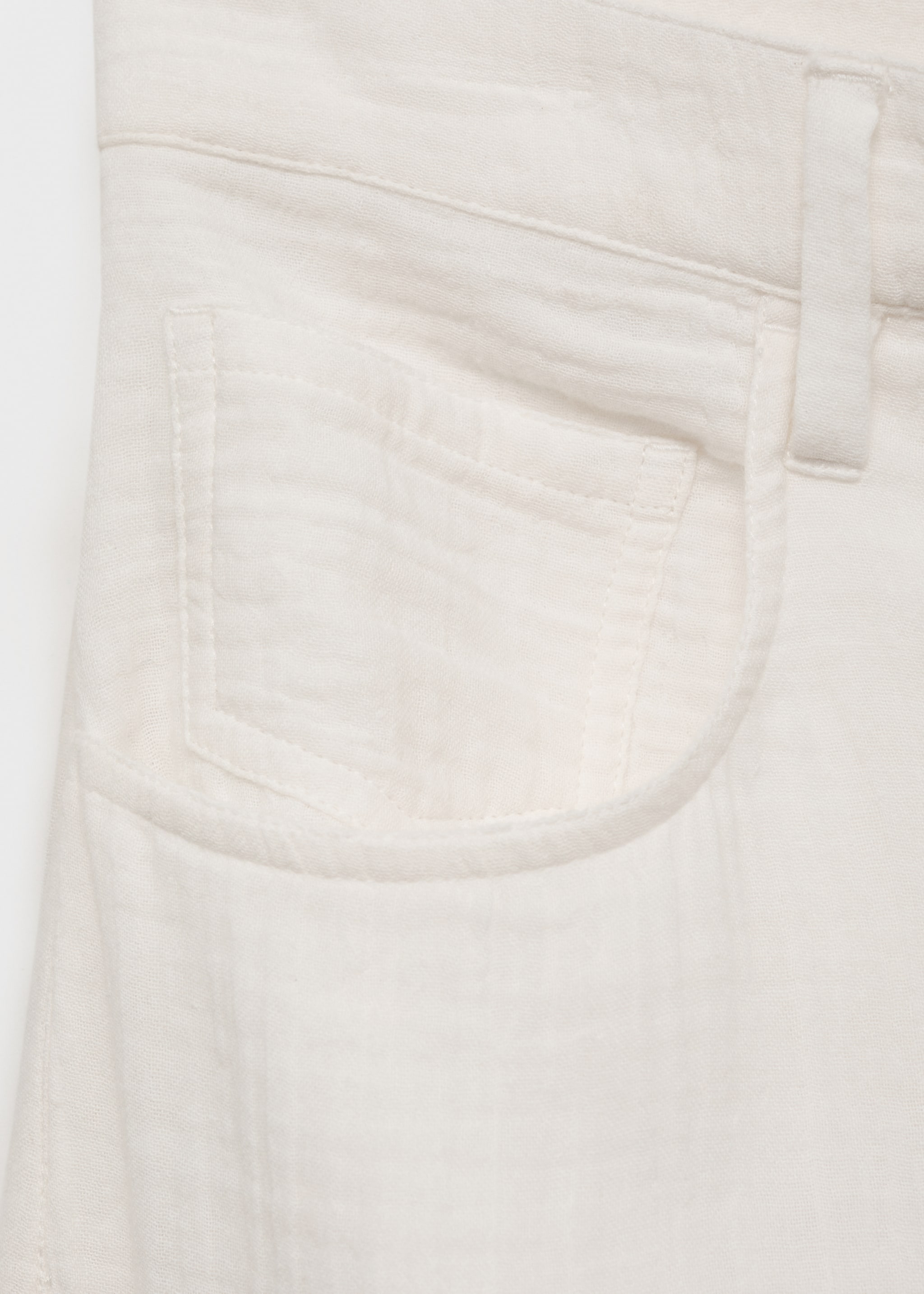 Pantalons rectes cotó - Detall de l'article 0