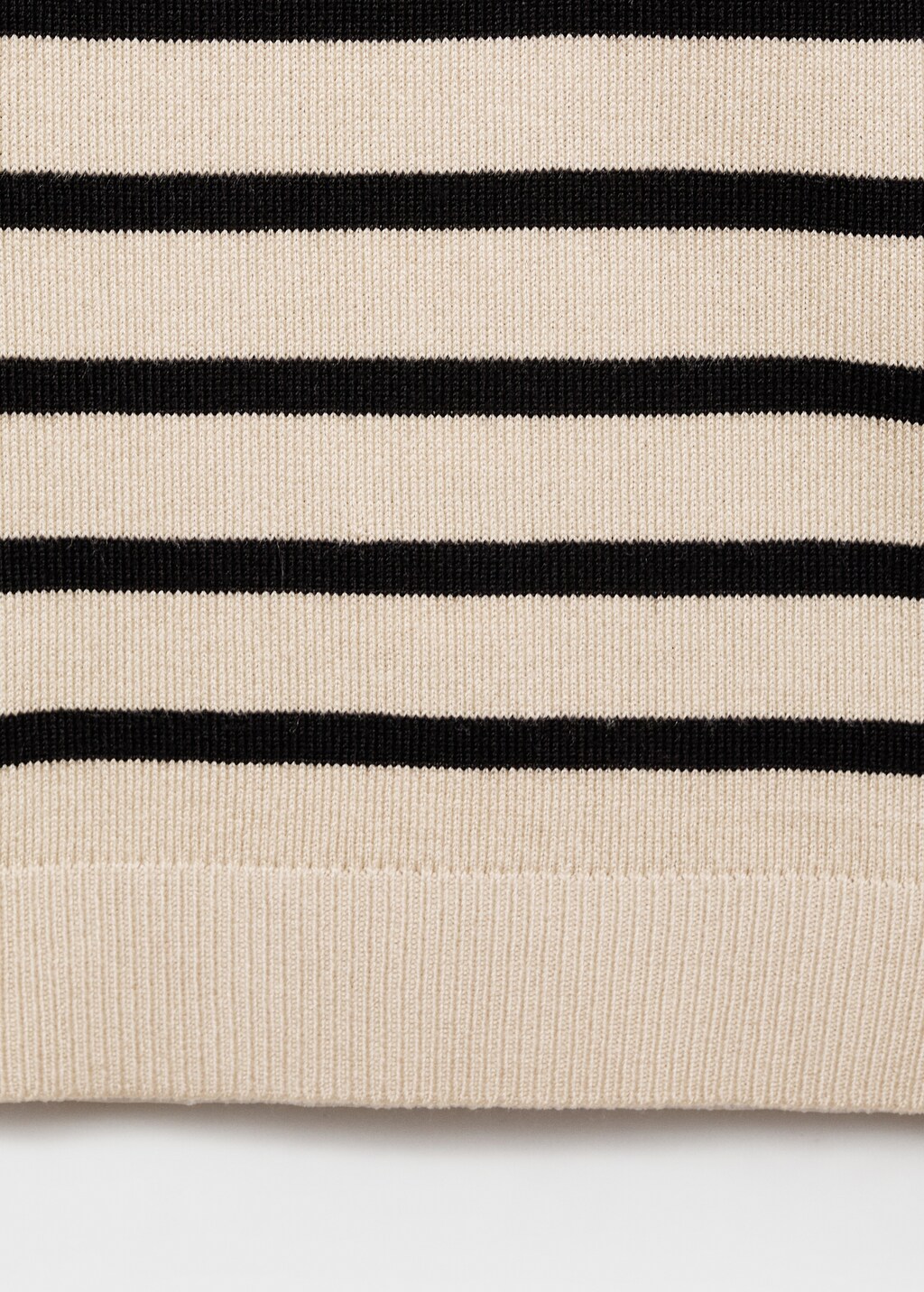 Mango Short-sleeved fine-knit sweater