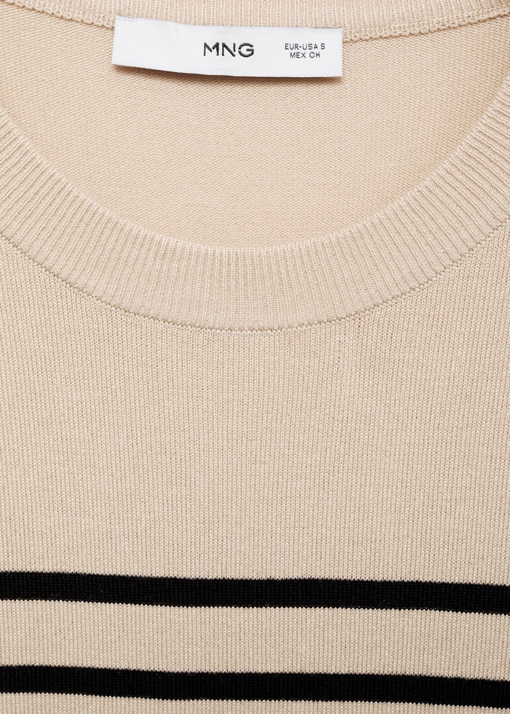 Mango Short-sleeved fine-knit sweater